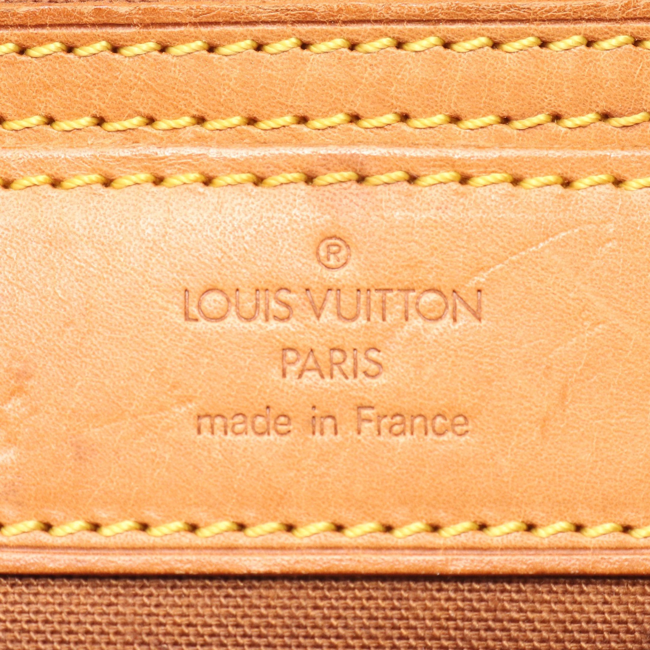 Louis Vuitton Louis Vuitton Flannery 50 Monogram Shoulder Bag Leather Brown Size ONE SIZE - 4 Thumbnail