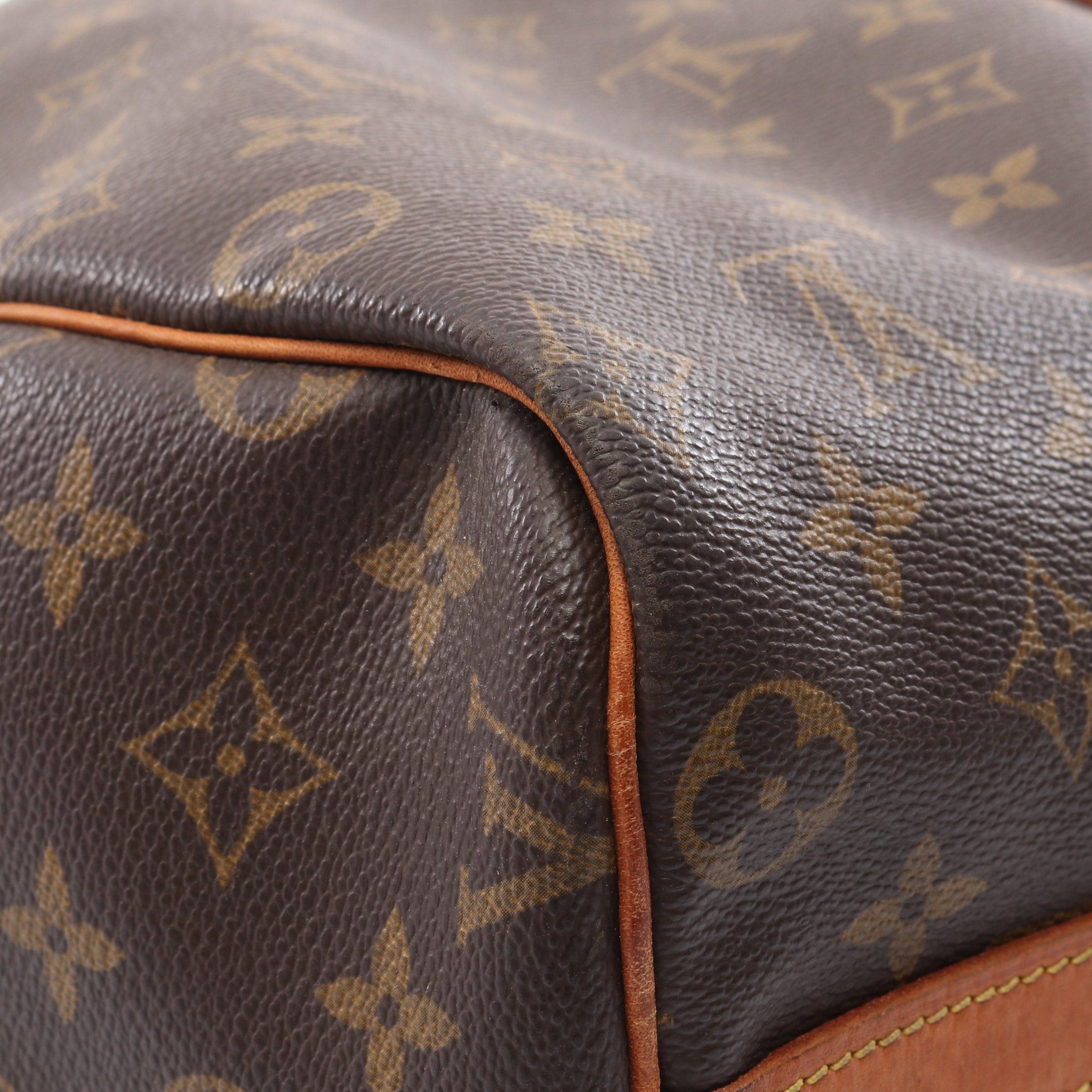 Louis Vuitton Louis Vuitton Flannery 50 Monogram Shoulder Bag Leather Brown Size ONE SIZE - 7 Thumbnail