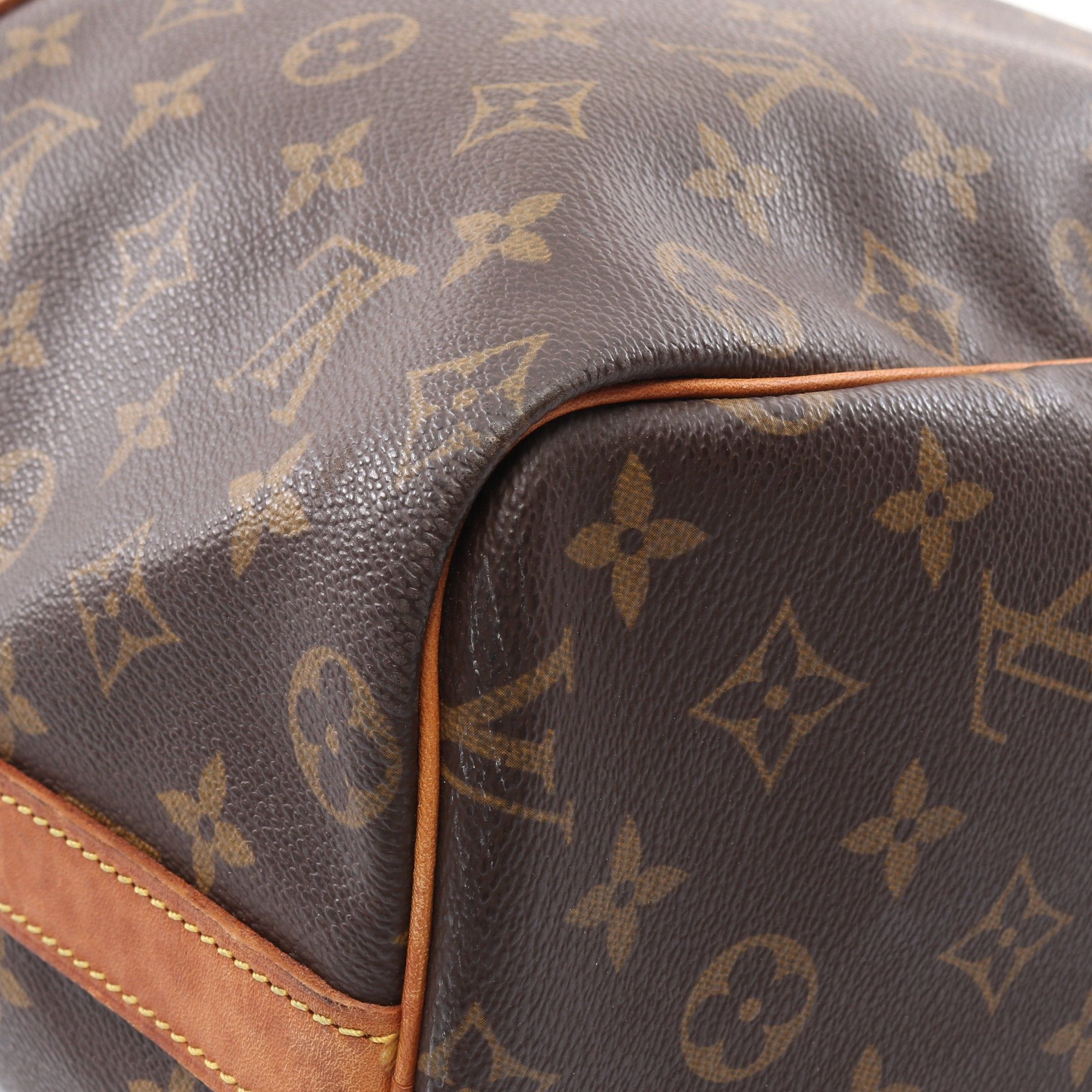 Louis Vuitton Louis Vuitton Flannery 50 Monogram Shoulder Bag Leather Brown Size ONE SIZE - 6 Thumbnail