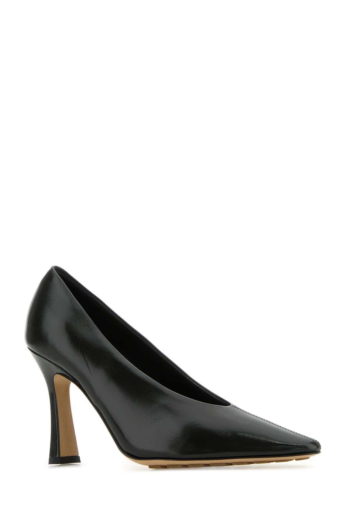 Bottega Veneta Dark Green Leather Sofia Pumps Size US 8.5 / IT 38.5 - 2 Thumbnail