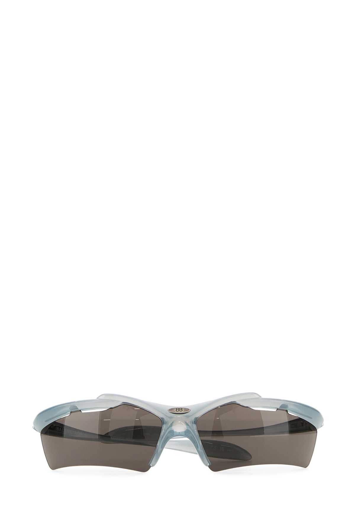 Balenciaga Light Blue Acetate Turbo Rectangle Sunglasses Size ONE SIZE - 2 Thumbnail