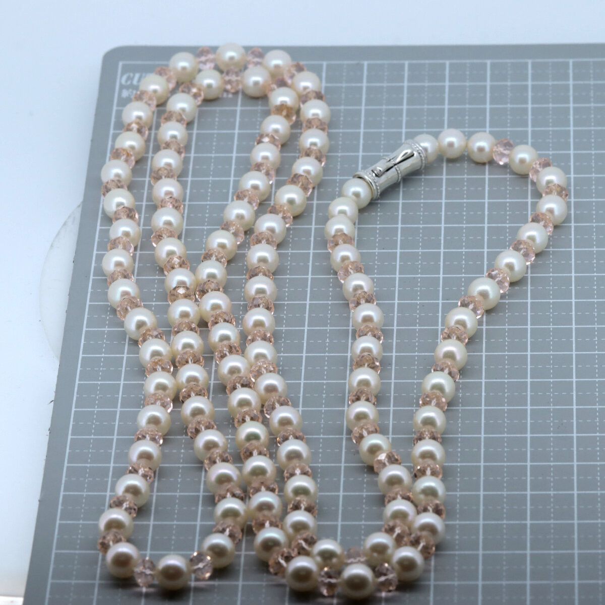 Other Tasaki Tasaki VARIÉ Pearl Necklace Silver Necklace Metal Necklace UFN N1029 SIL DUTY FREE for USA Size ONE SIZE - 4 Thumbnail