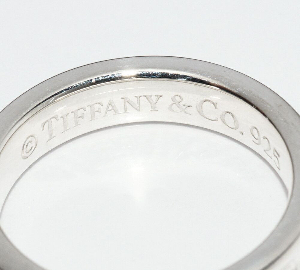 Tiffany & Co. Tiffany & Co. Tiffany & Co. Silver 1837 Narrow Ring Ring Metal Ring 1837 DUTY FREE for USA Size ONE SIZE - 4 Thumbnail