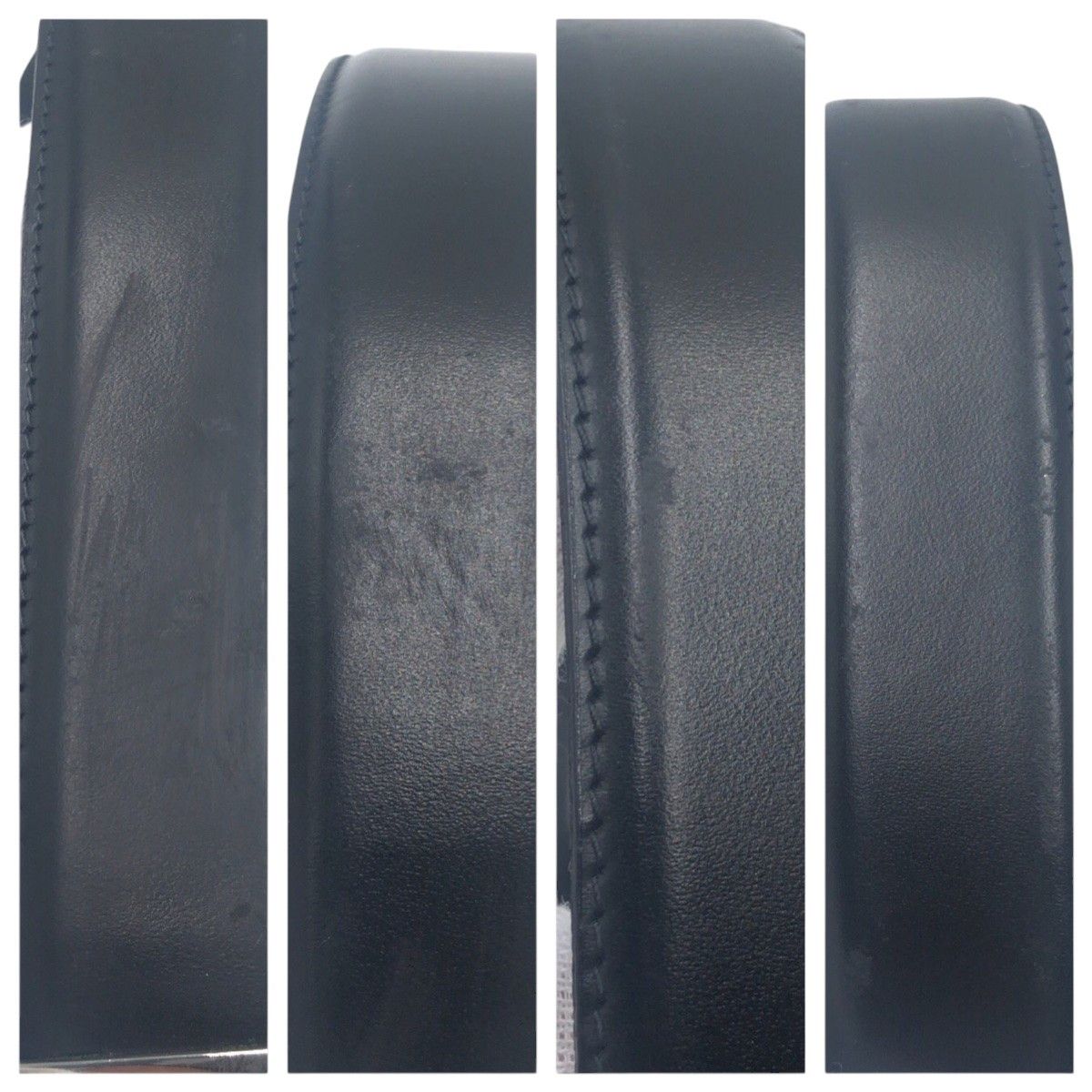 Other Dunhill Dunhill Leather Metal Belt Leather Belt DUTY FREE for USA Size ONE SIZE - 5 Thumbnail