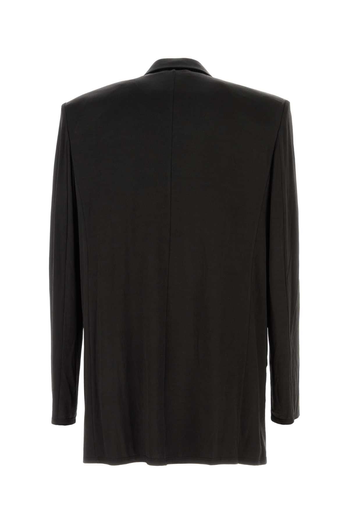 Diesel Black Stretch Acetate J-Pekka Blazer Size US M / EU 48-50 / 2 - 2 Thumbnail