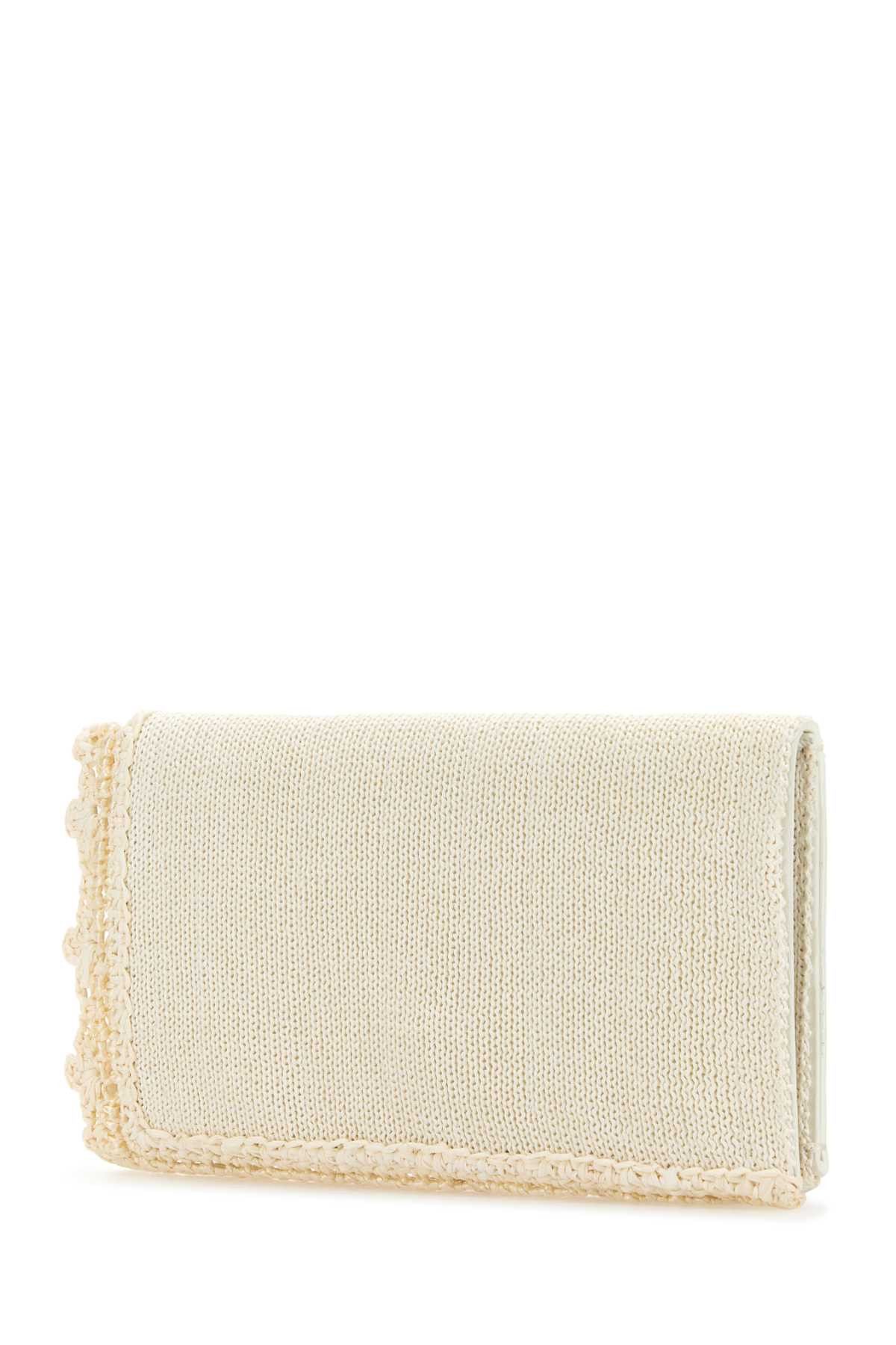 JW Anderson Ivory Crochet Clutch Size ONE SIZE - 2 Thumbnail