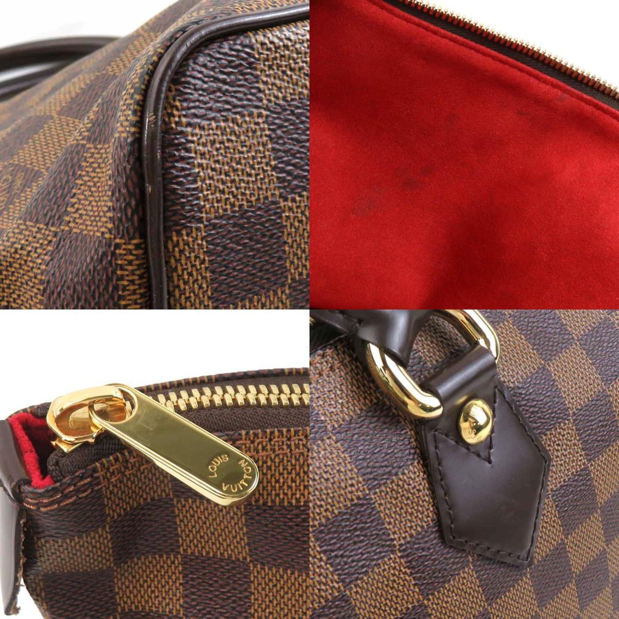 Louis Vuitton Louis Vuitton Handbag Damier Saleya MM Canvas Brown Gold Women's N51182 e60253g Size ONE SIZE - 4 Thumbnail
