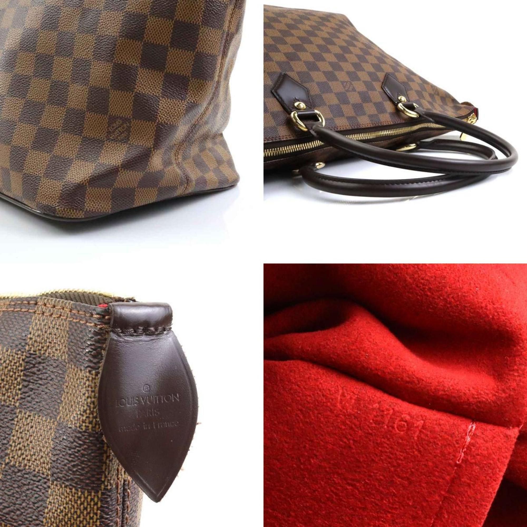 Louis Vuitton Louis Vuitton Handbag Damier Saleya MM Canvas Brown Gold Women's N51182 e60253g Size ONE SIZE - 5 Thumbnail