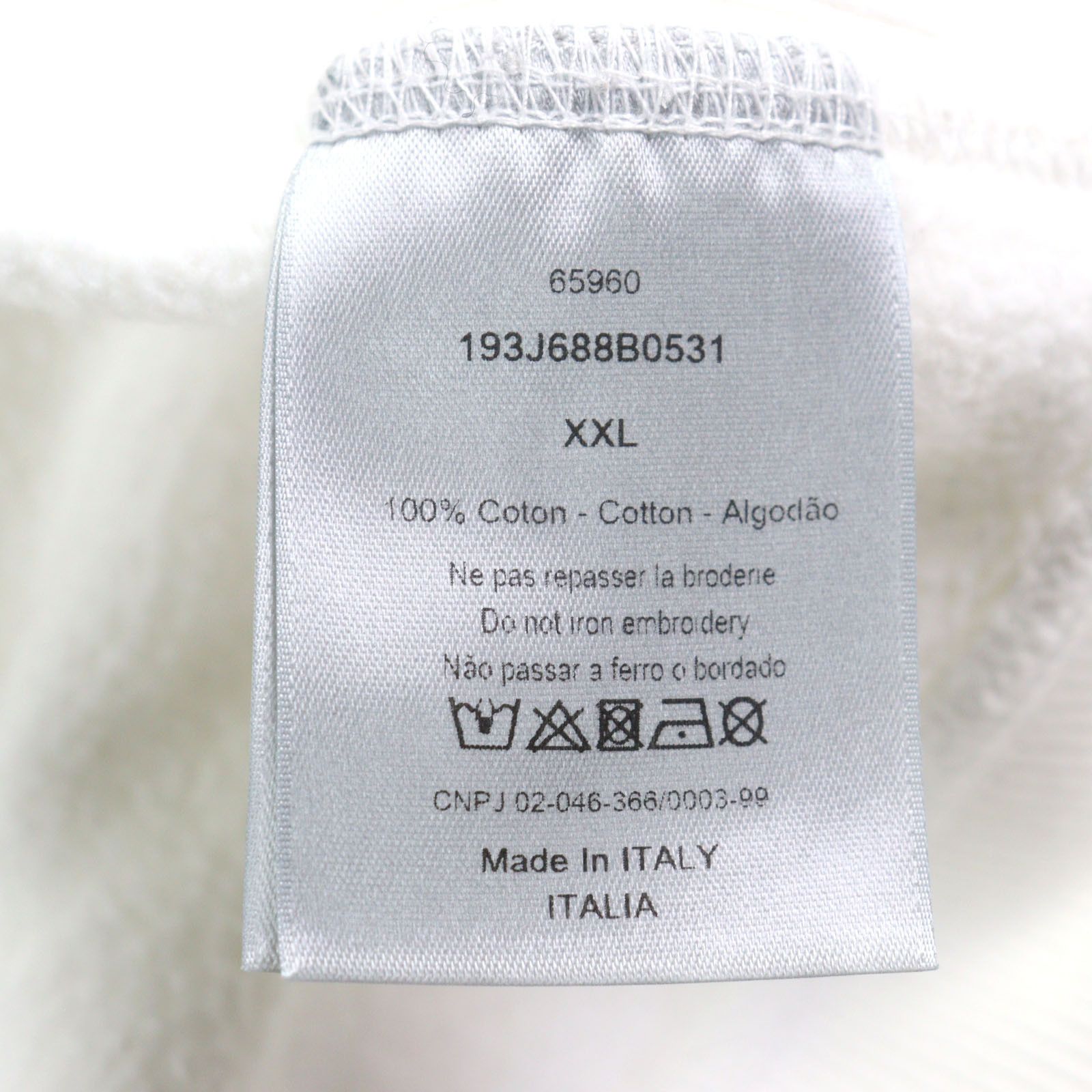 Dior Dior Dior×Kenny Scharf Logo embroidered Cotton Hoodie Cotton Sweatshirts & Hoodies 193J688B0531 Size ONE SIZE - 7 Thumbnail