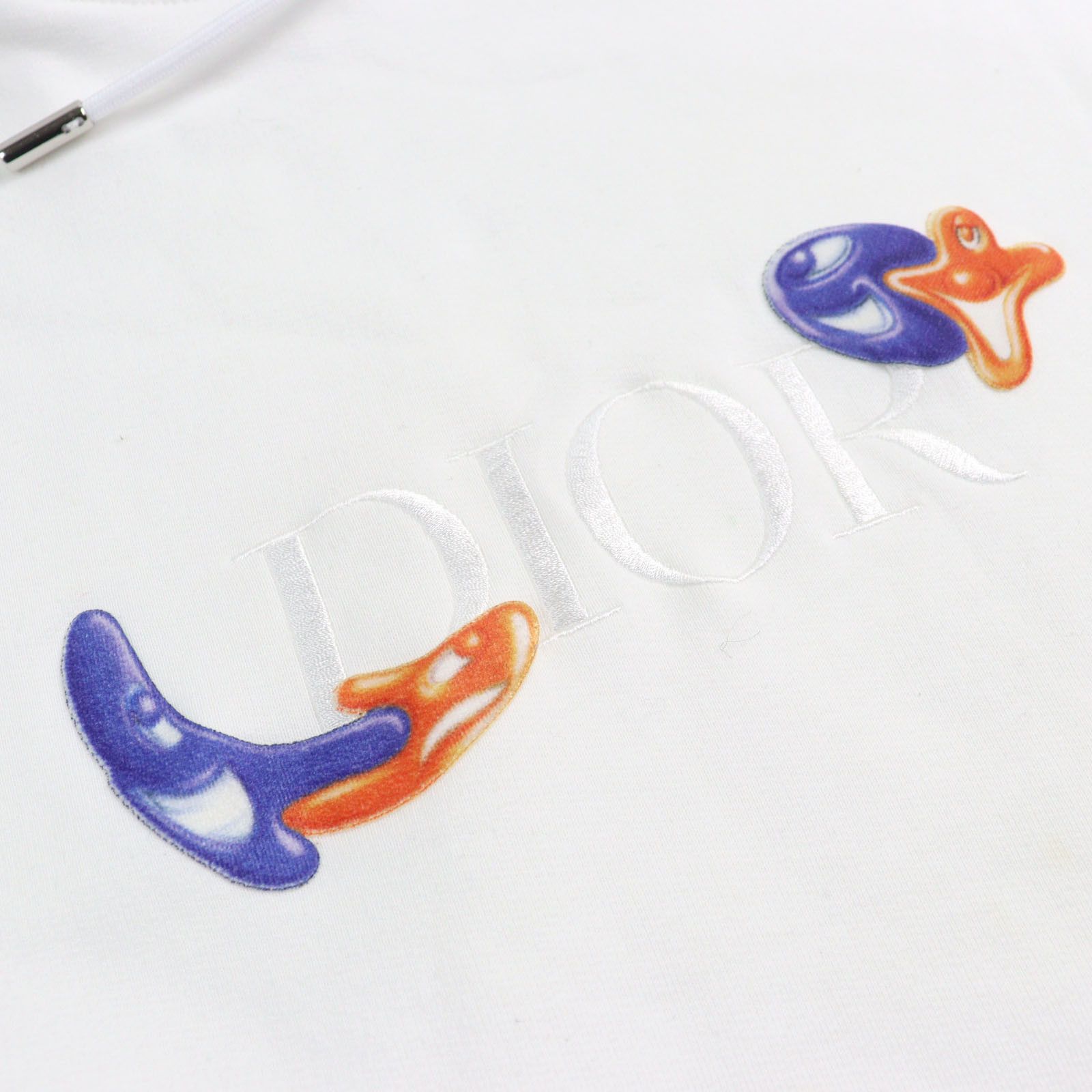 Dior Dior Dior×Kenny Scharf Logo embroidered Cotton Hoodie Cotton Sweatshirts & Hoodies 193J688B0531 Size ONE SIZE - 4 Thumbnail