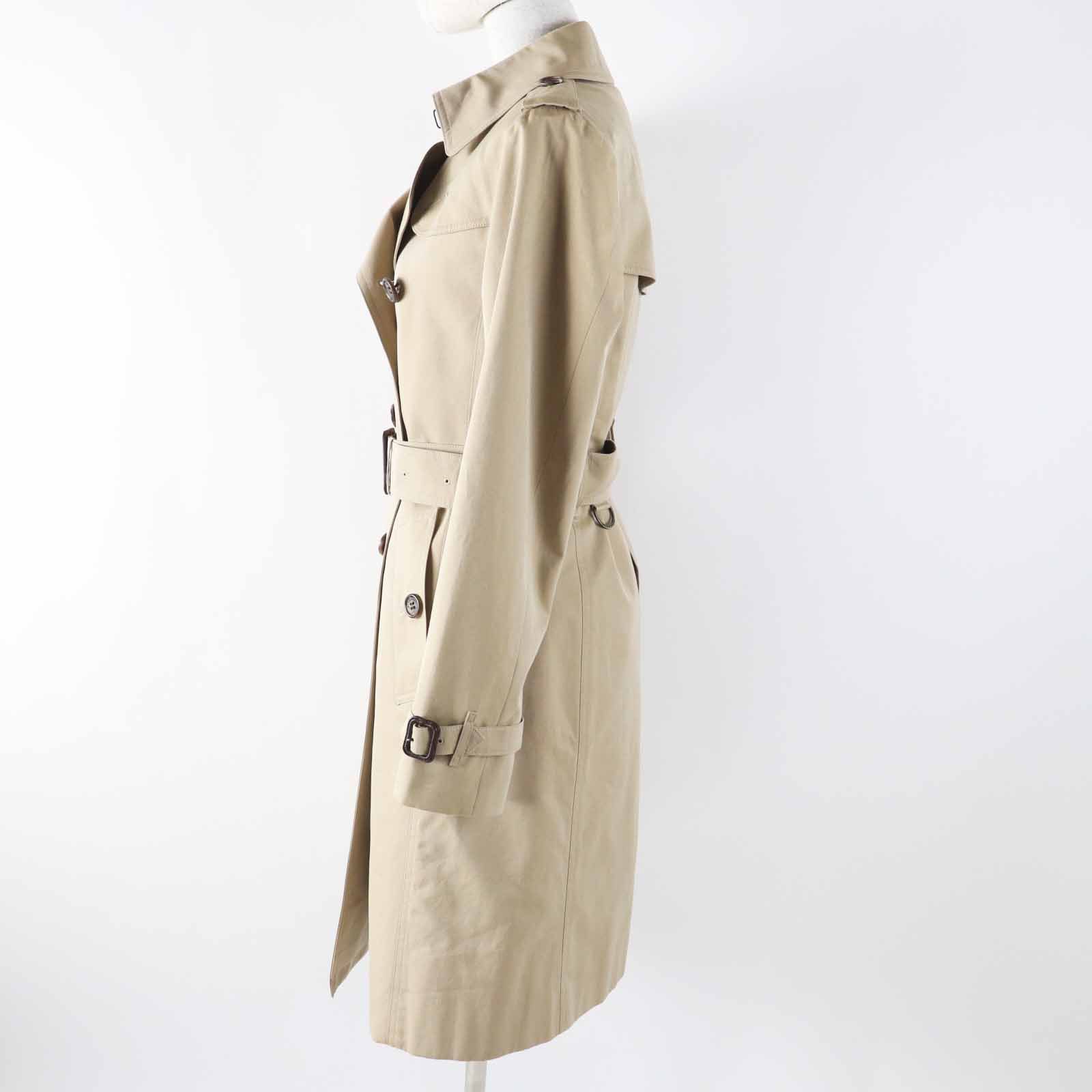 Burberry Burberry Burberry London Trench Coat Cotton Trench Coat Cotton Outerwear B1A89-630-51 DUTY FREE for USA Size ONE SIZE - 3 Thumbnail