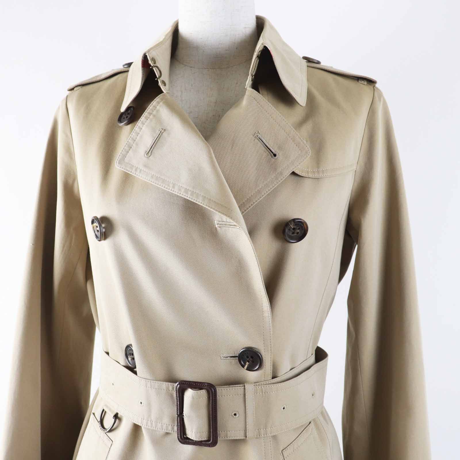 Burberry Burberry Burberry London Trench Coat Cotton Trench Coat Cotton Outerwear B1A89-630-51 DUTY FREE for USA Size ONE SIZE - 2 Thumbnail
