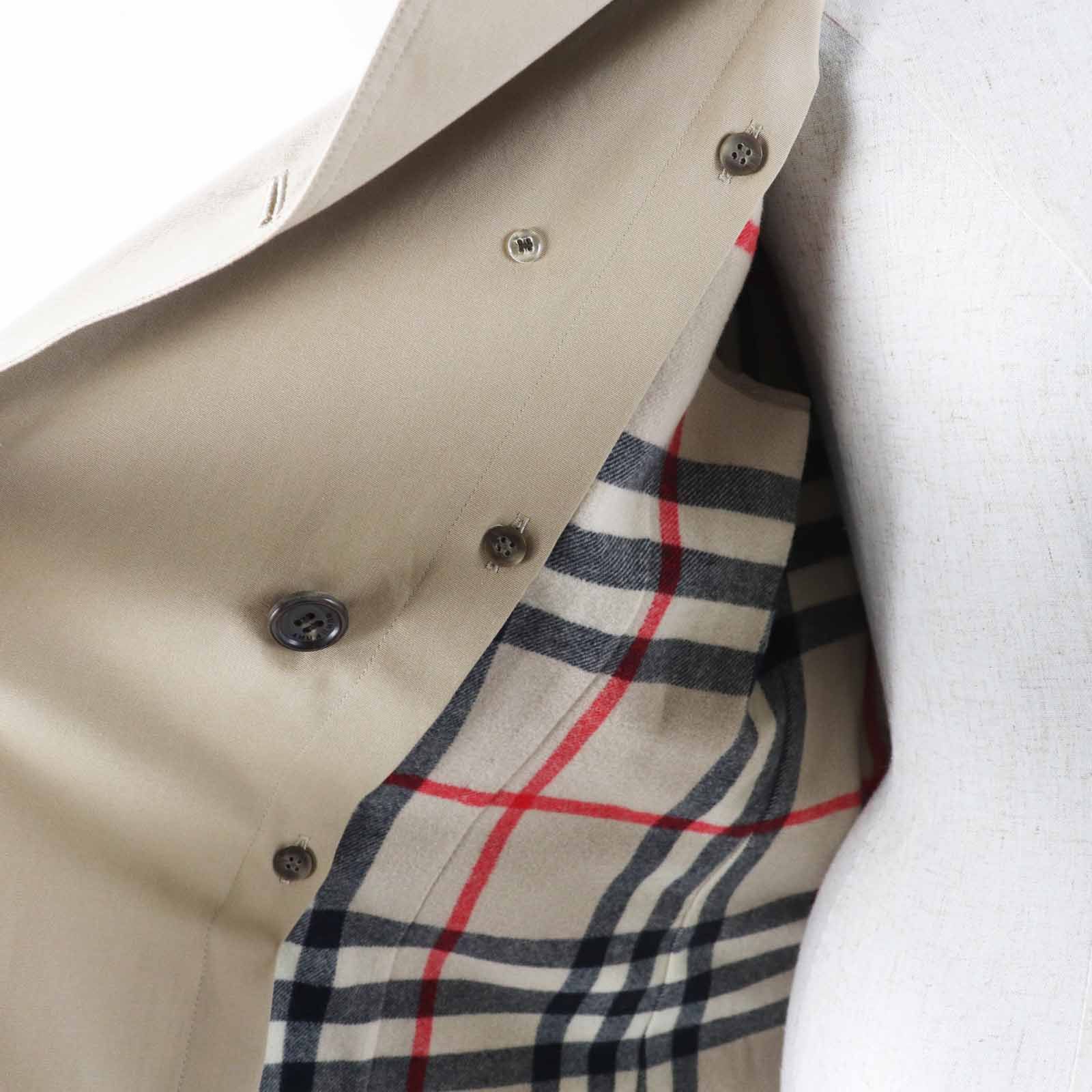 Burberry Burberry Burberry London Trench Coat Cotton Trench Coat Cotton Outerwear B1A89-630-51 DUTY FREE for USA Size ONE SIZE - 5 Thumbnail