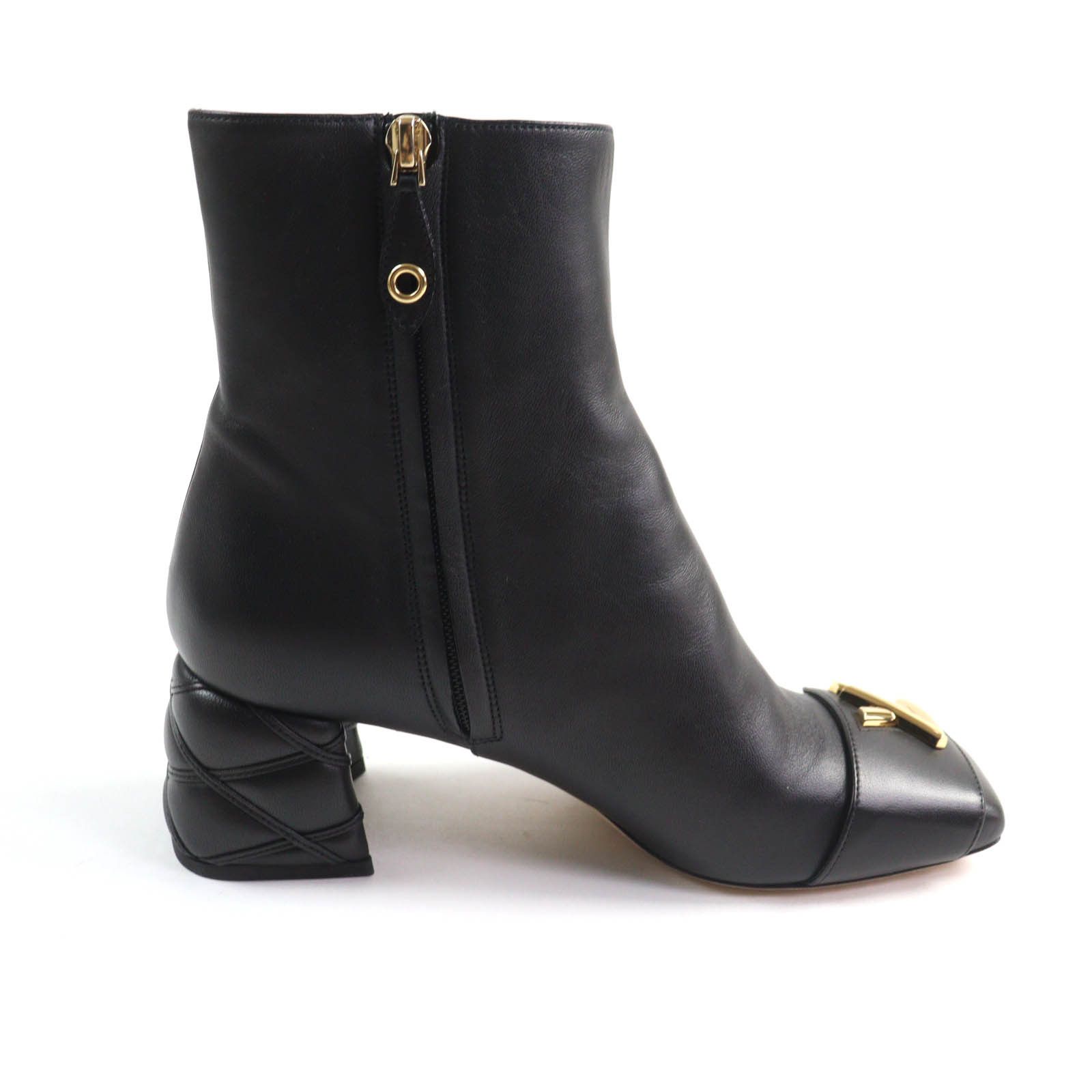Louis Vuitton Louis Vuitton Louis Vuitton Shake Line LVMetal Leather Ankle Boots Leather Shoes Size ONE SIZE - 6 Thumbnail