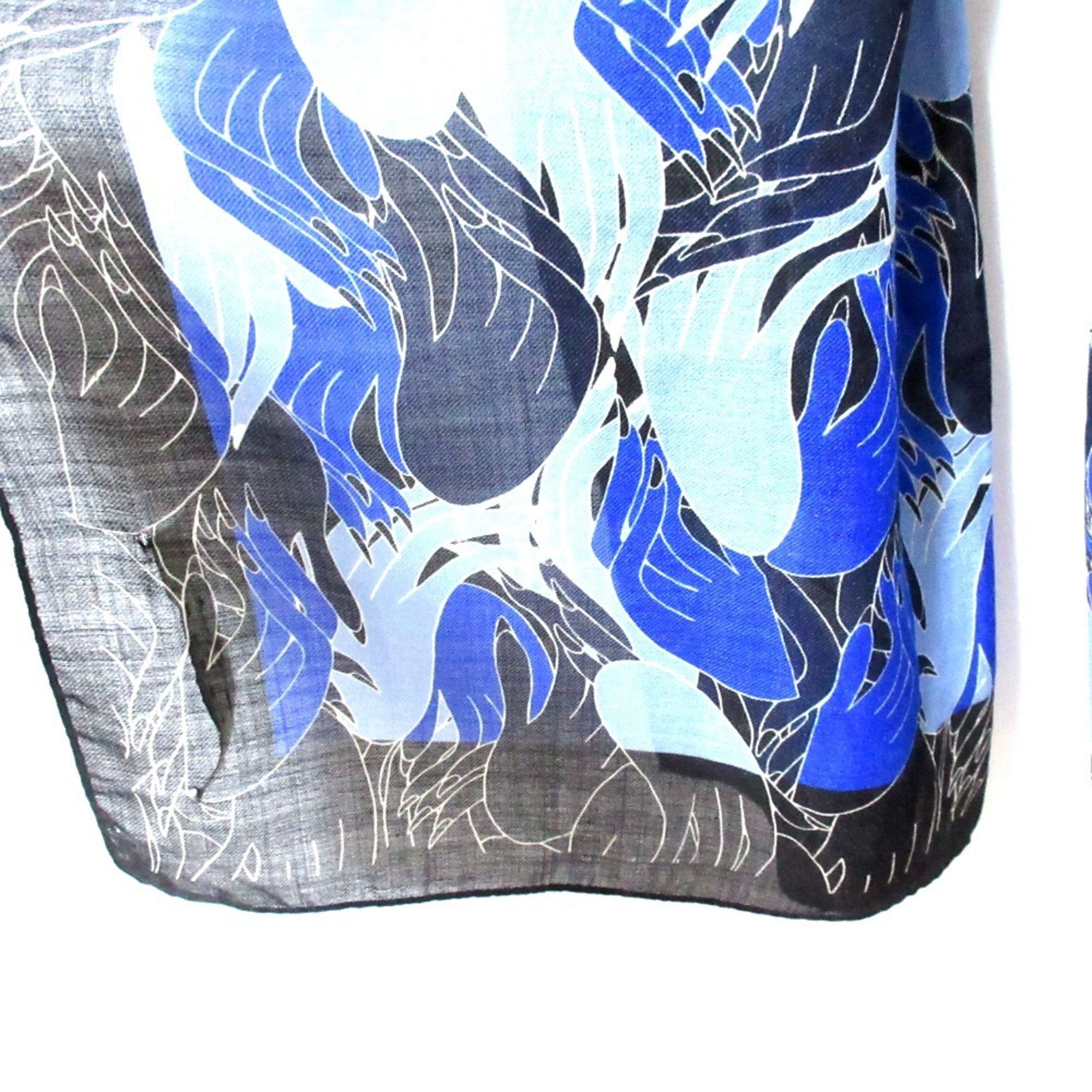 Marni MARNI x Bruno Bozzetto All-over hand motif large sheer scarf/stole, black blue, for women Size ONE SIZE - 4 Thumbnail