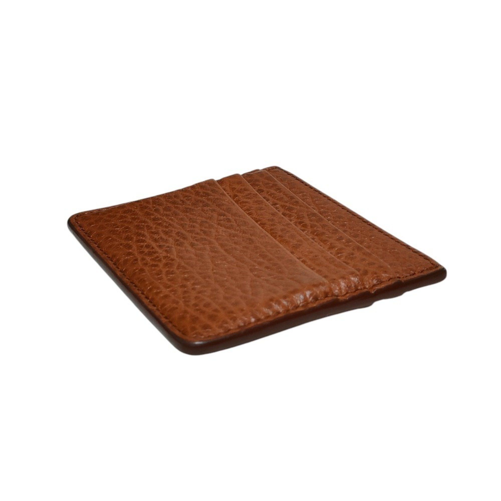 Maison Margiela Maison Margiela 11 2022 Embossed Leather 4 Stitch Card Holder Business Holder/Card Case Brown Men's Women's Size ONE SIZE - 3 Thumbnail