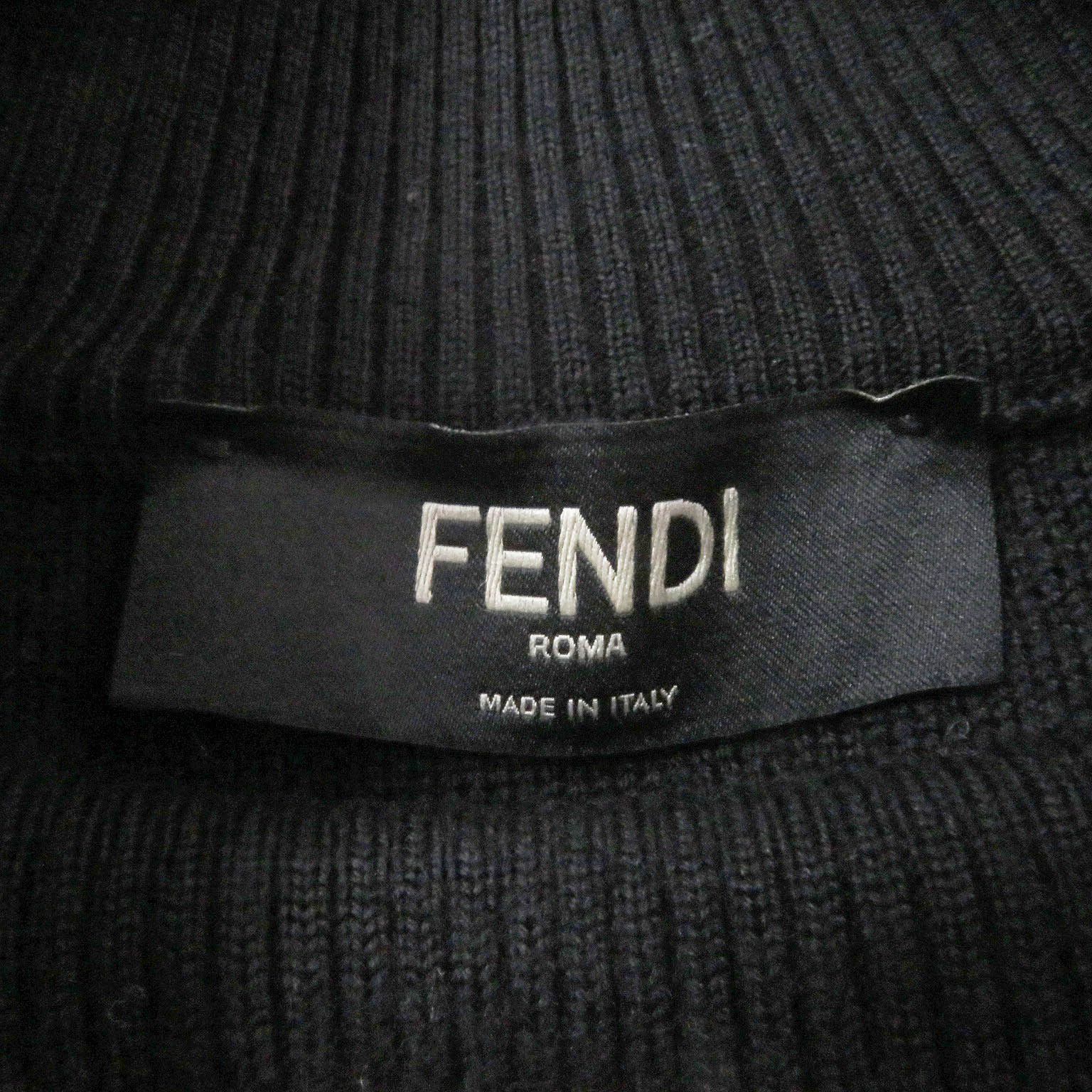 Fendi Fendi Fendi FAE541 Wool Polyurethane Sweater Natural Material Tops FAE541 Size ONE SIZE - 5 Thumbnail