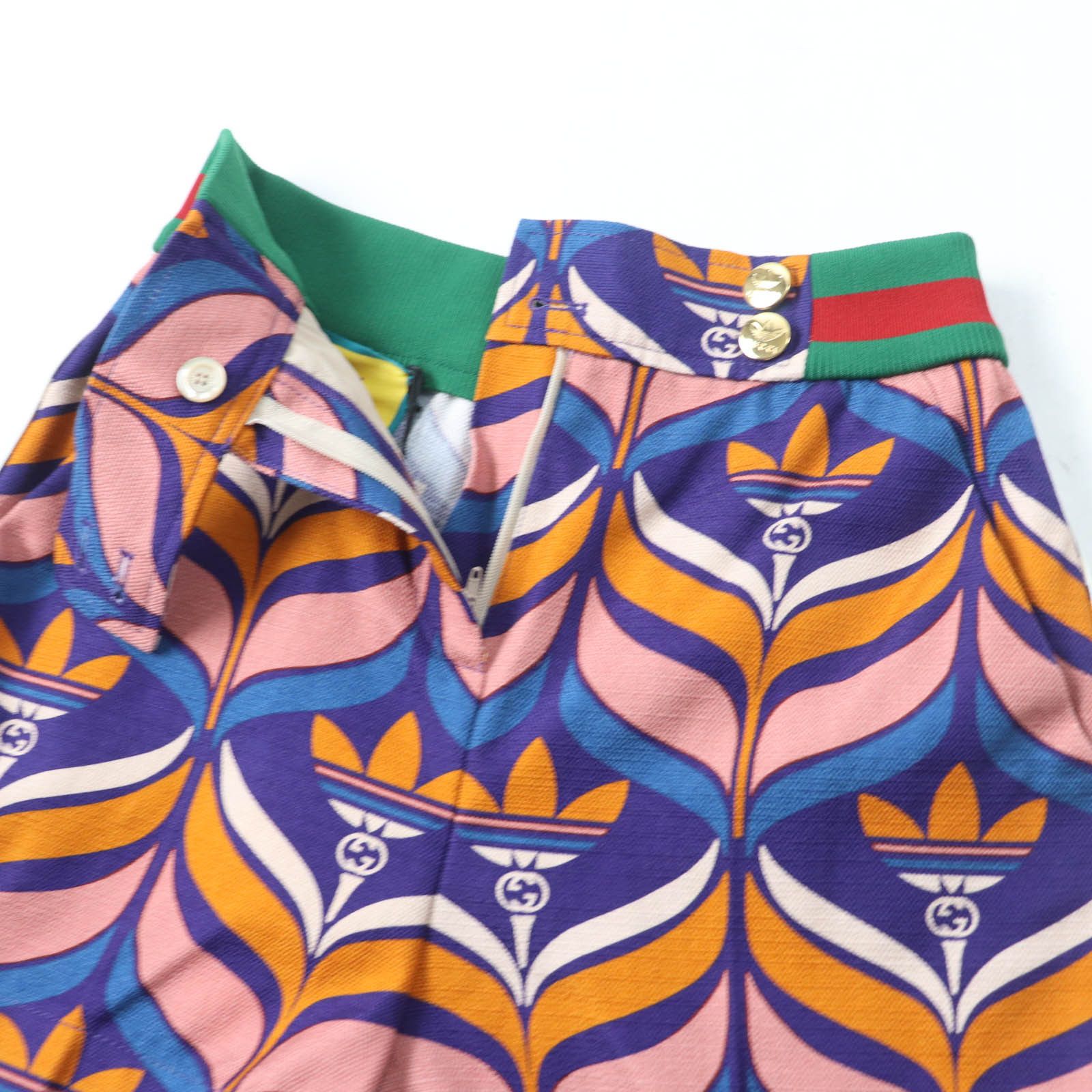 Gucci Gucci Gucci×adidas Trefoil Web Line Cotton Shorts Cotton Shorts 703006 DUTY FREE for USA Size ONE SIZE - 4 Thumbnail
