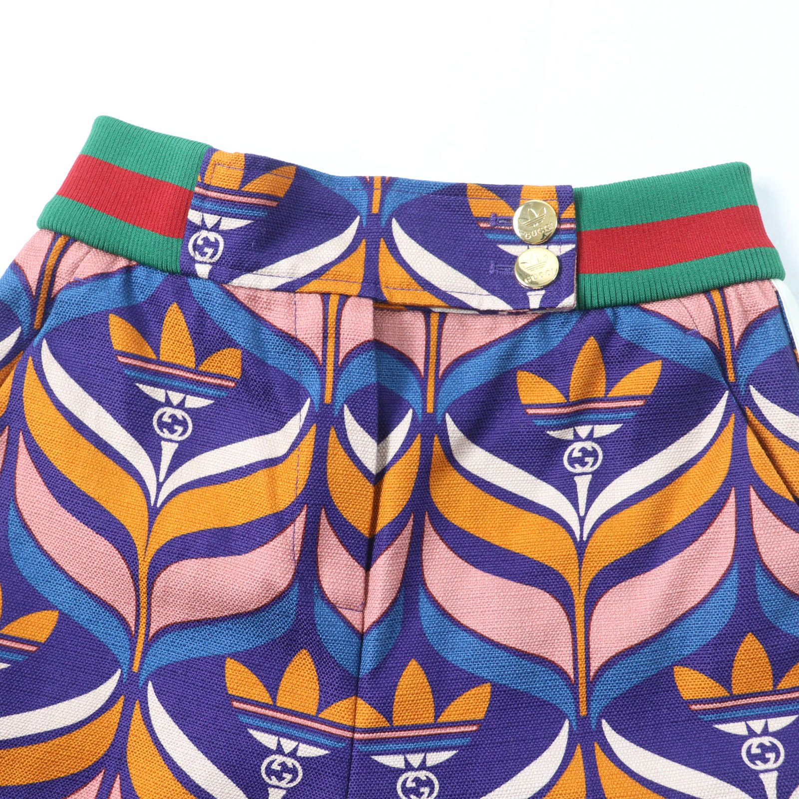 Gucci Gucci Gucci×adidas Trefoil Web Line Cotton Shorts Cotton Shorts 703006 DUTY FREE for USA Size ONE SIZE - 3 Thumbnail