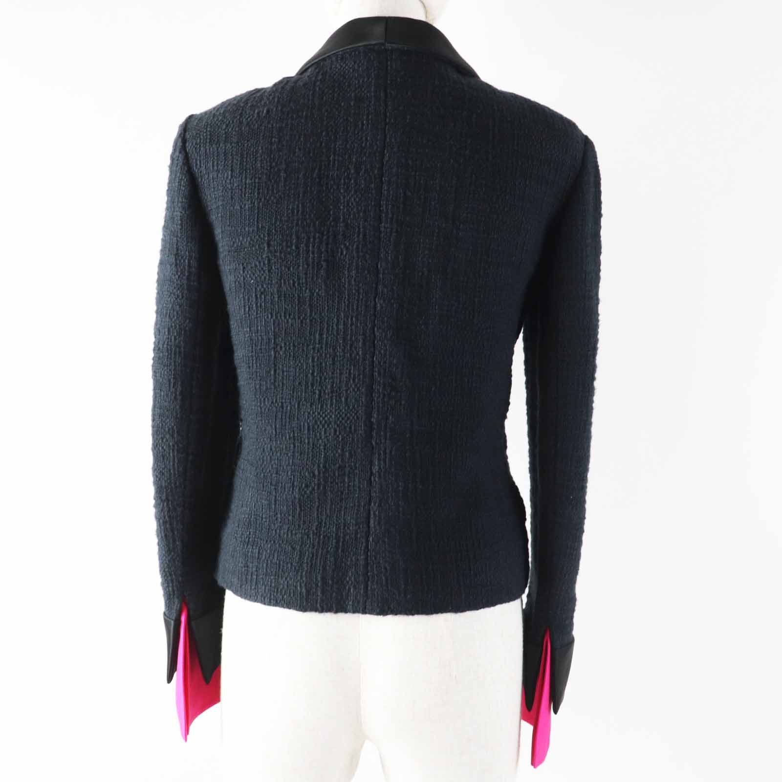 Chanel Chanel Chanel Gripoa button cotton silk jacket Cotton Outerwear P43994 Size ONE SIZE - 4 Thumbnail