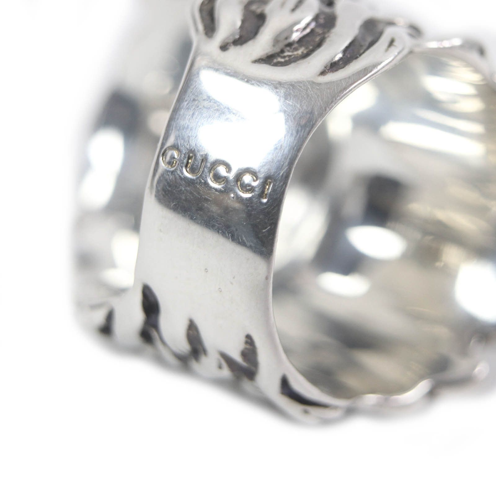 Gucci Gucci Gucci Lion head Ring Silver Ring Metal Ring DUTY FREE for USA Size ONE SIZE - 5 Thumbnail