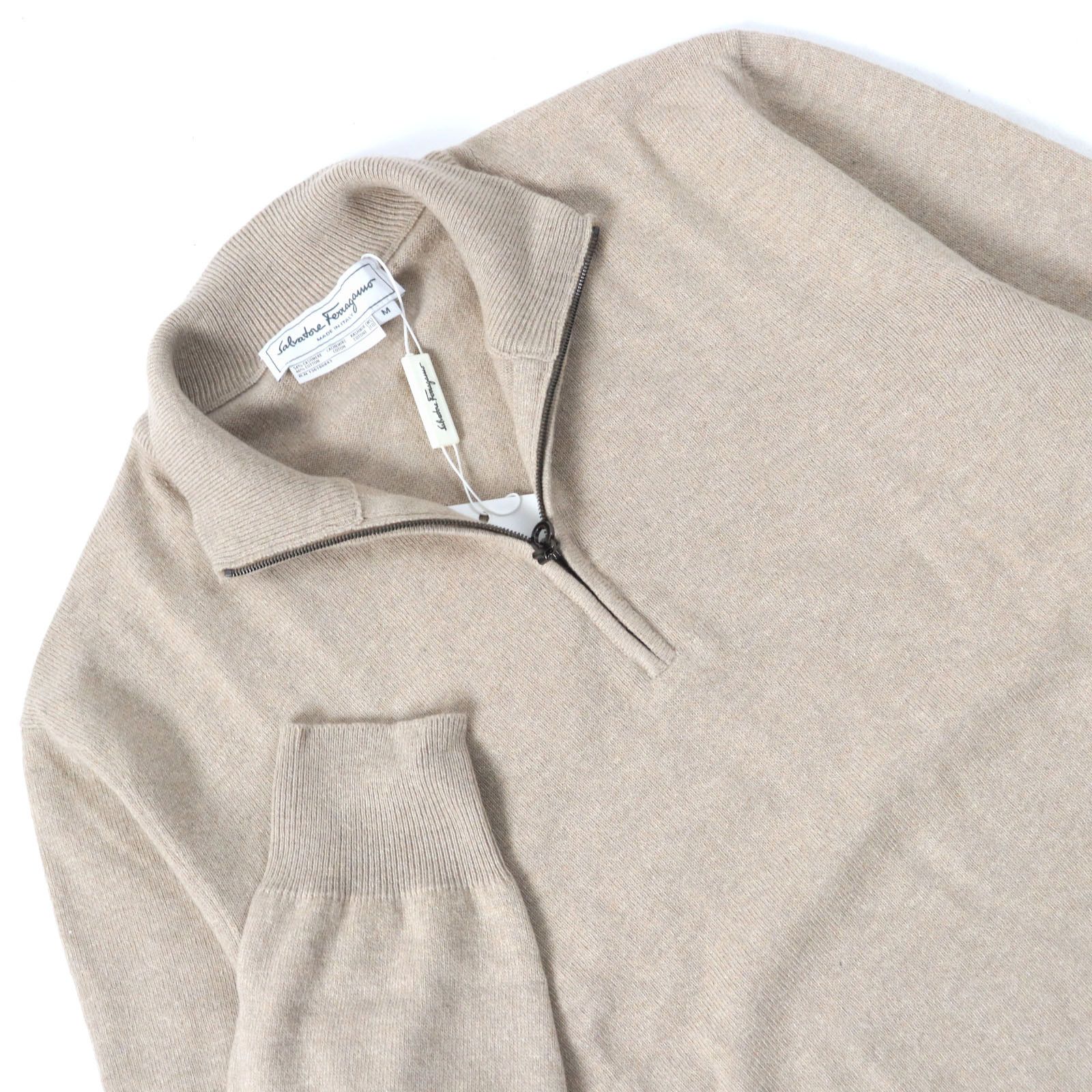 Salvatore Ferragamo Salvatore Ferragamo Salvatore Ferragamo GanciniMetal Cashmere Cotton Sweater Knit Cotton Tops Size ONE SIZE - 3 Thumbnail