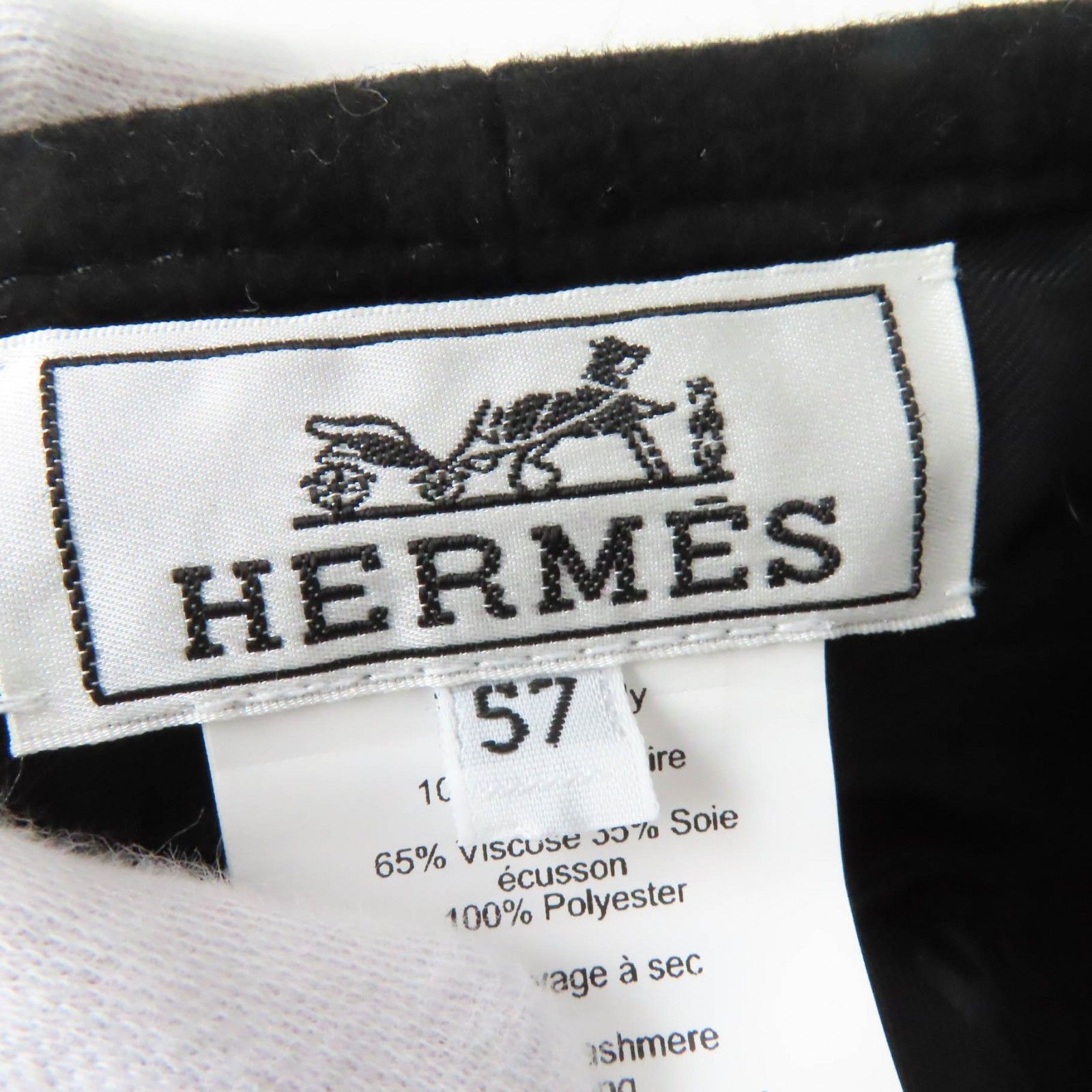 Hermes Hermes Saint Honor Cashmere Beret Natural Material Hats