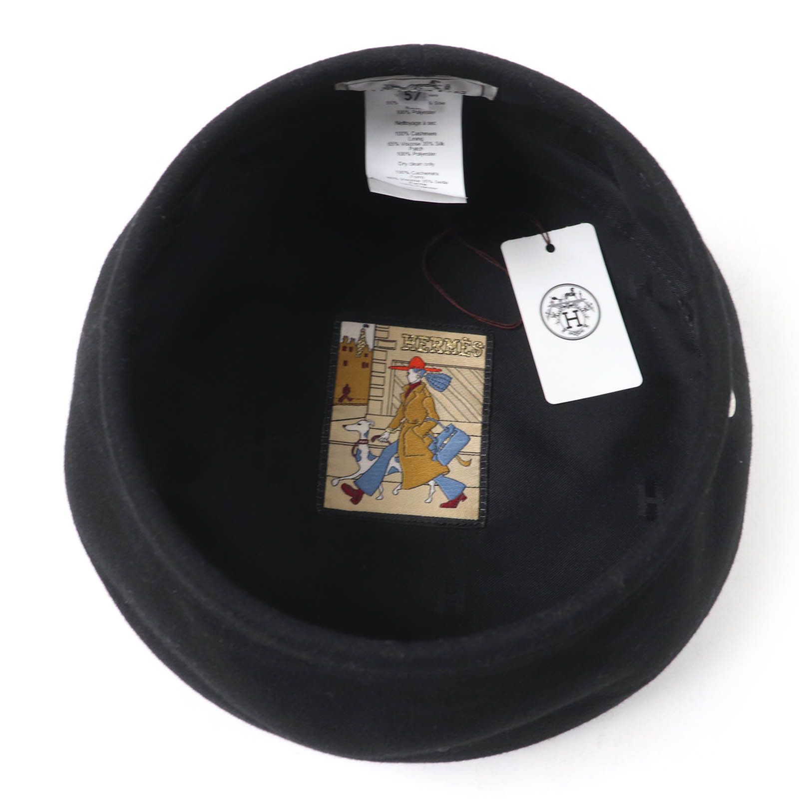Hermes Hermes Saint Honor Cashmere Beret Natural Material Hats