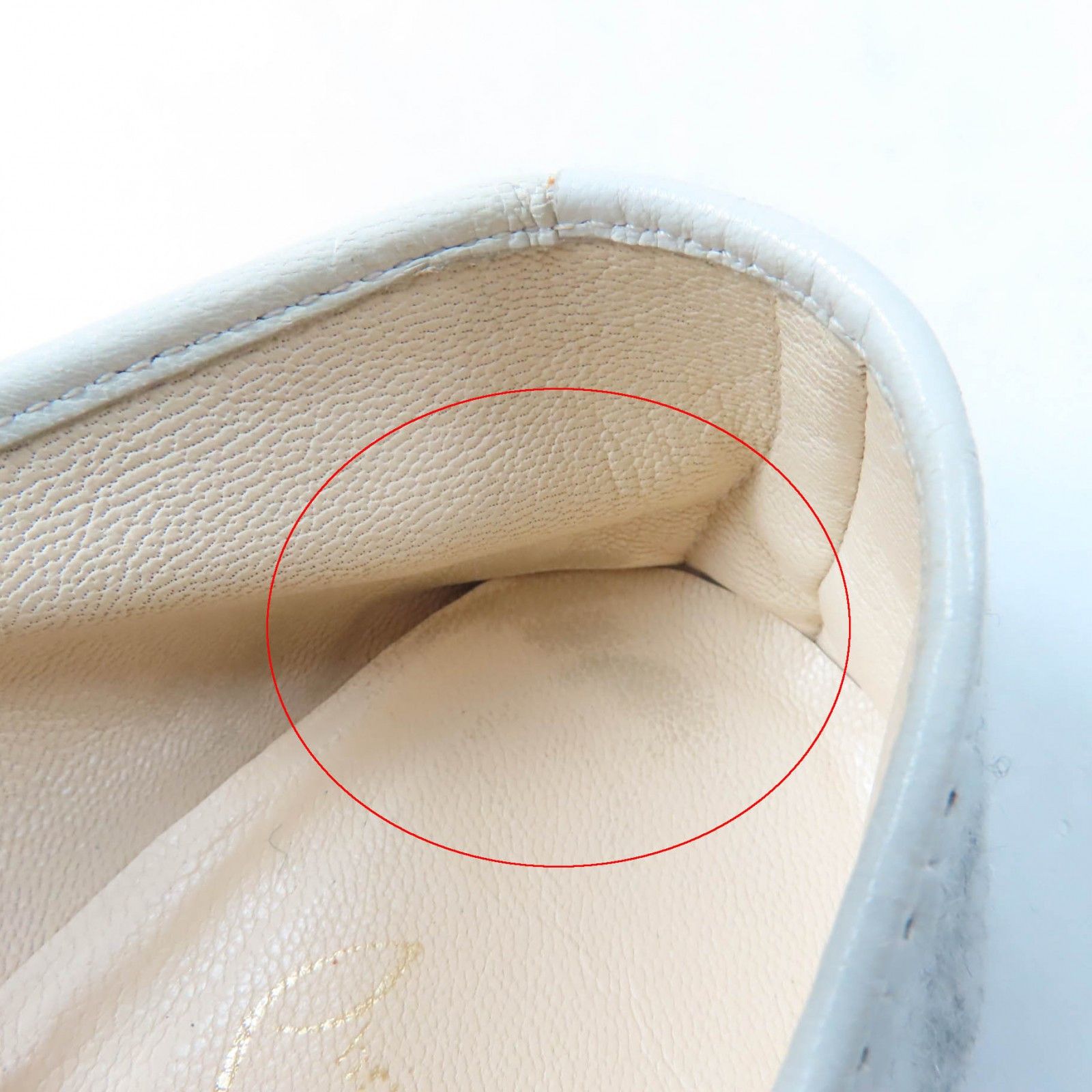 Christian Louboutin Christian Louboutin Christian Louboutin Leather and ribbon design Felt Slippers Leather Shoes Size ONE SIZE - 11 Thumbnail