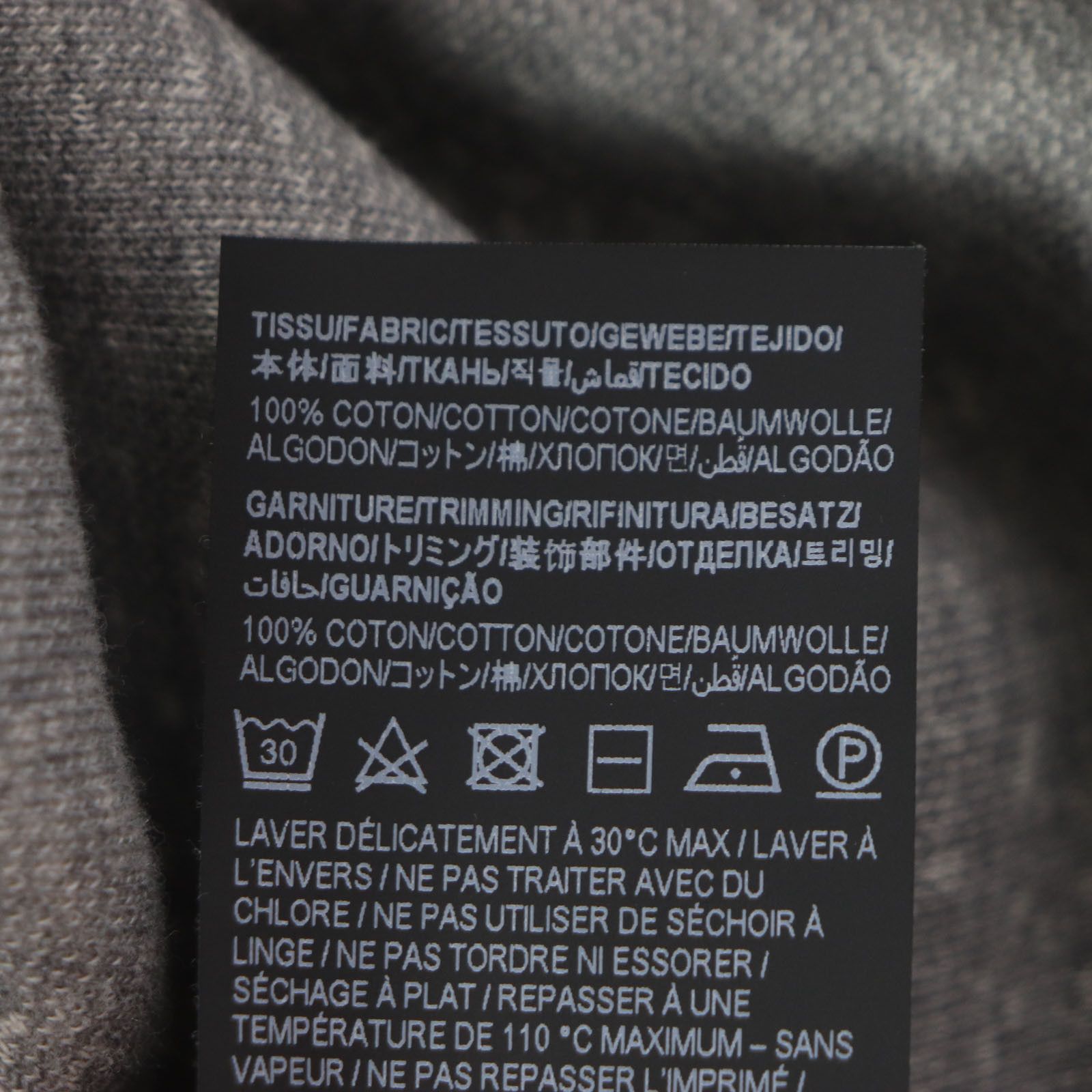 Yves Saint Laurent Yves Saint Laurent Saint Laurent Back Print Cotton Pullover Cotton Sweatshirts & Hoodies 704159 Size ONE SIZE - 8 Thumbnail
