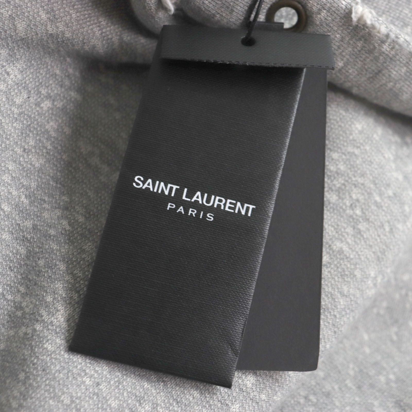 Yves Saint Laurent Yves Saint Laurent Saint Laurent Back Print Cotton Pullover Cotton Sweatshirts & Hoodies 704159 Size ONE SIZE - 10 Thumbnail
