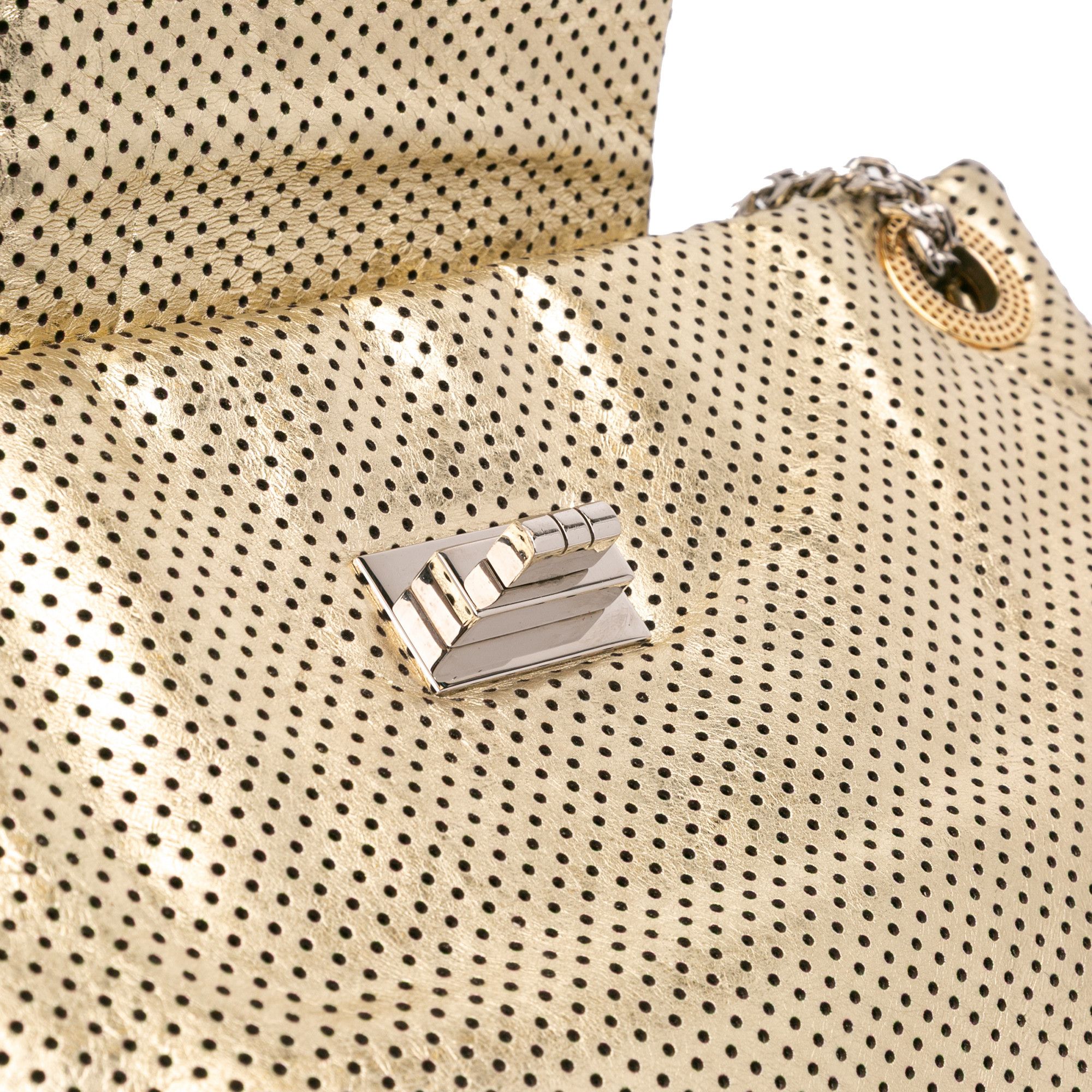Chanel Chanel Perforated Crackled Metallic Calfskin Drill Tote Size ONE SIZE - 7 Thumbnail