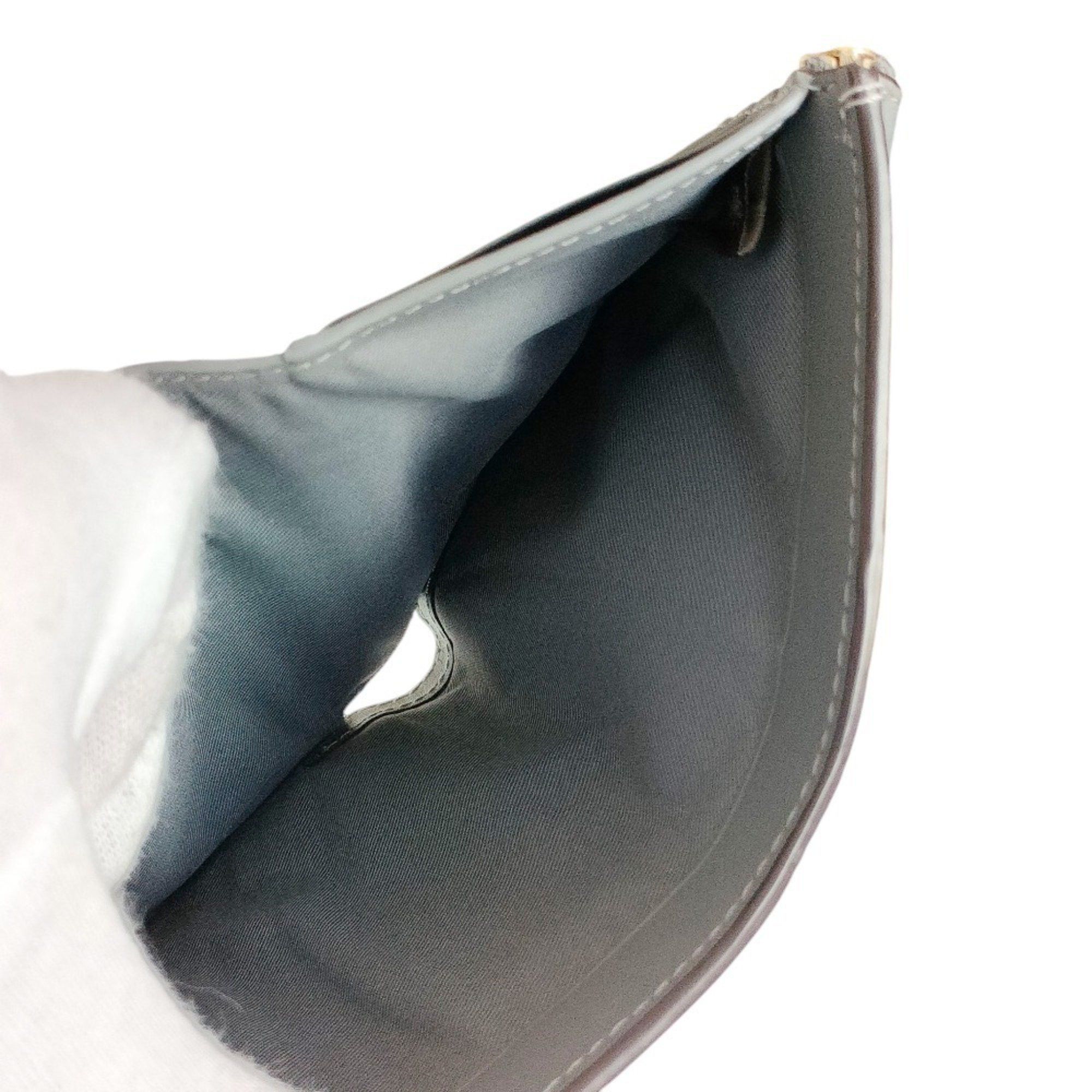 Coach COACH Medium Grace Wallet, Leather, Bi-fold Box Included, CC059, Grey, Women's Size ONE SIZE - 10 Thumbnail