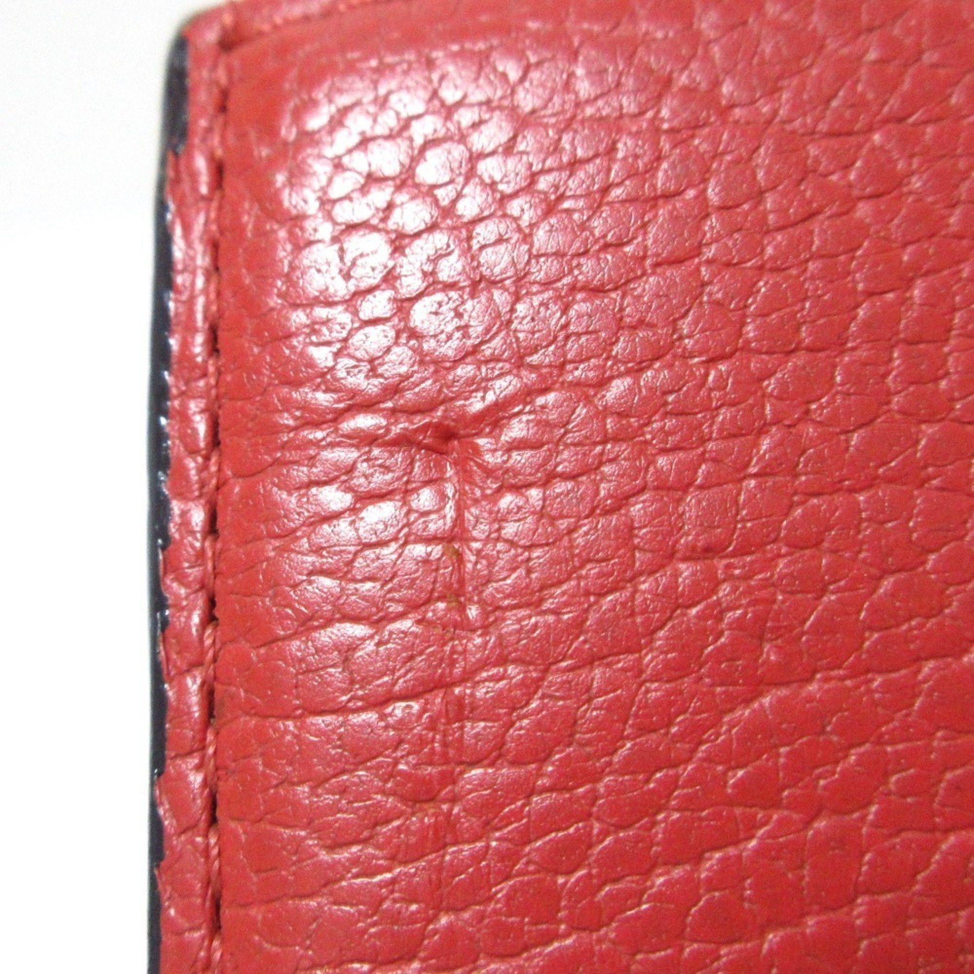 Paul Smith Paul Smith Leather Long Wallet, Coral, Red, Women's Size ONE SIZE - 17 Thumbnail