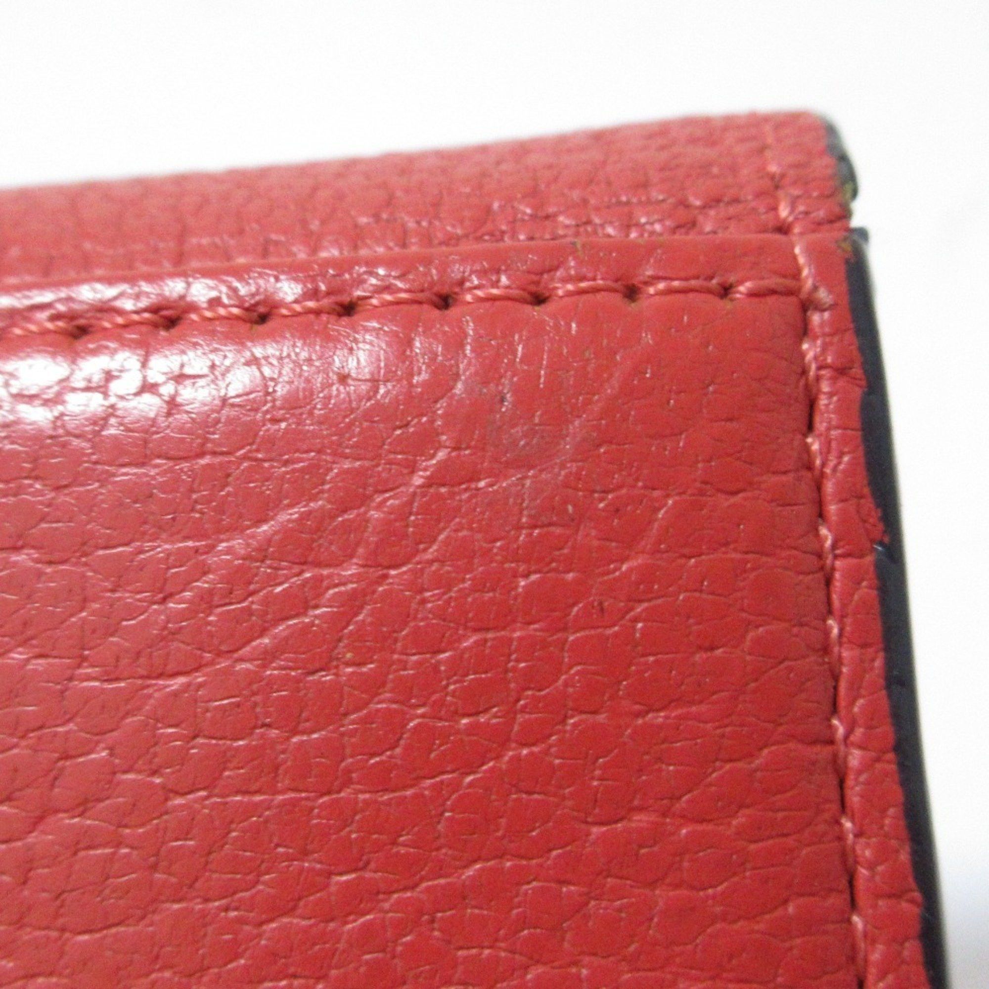 Paul Smith Paul Smith Leather Long Wallet, Coral, Red, Women's Size ONE SIZE - 18 Thumbnail