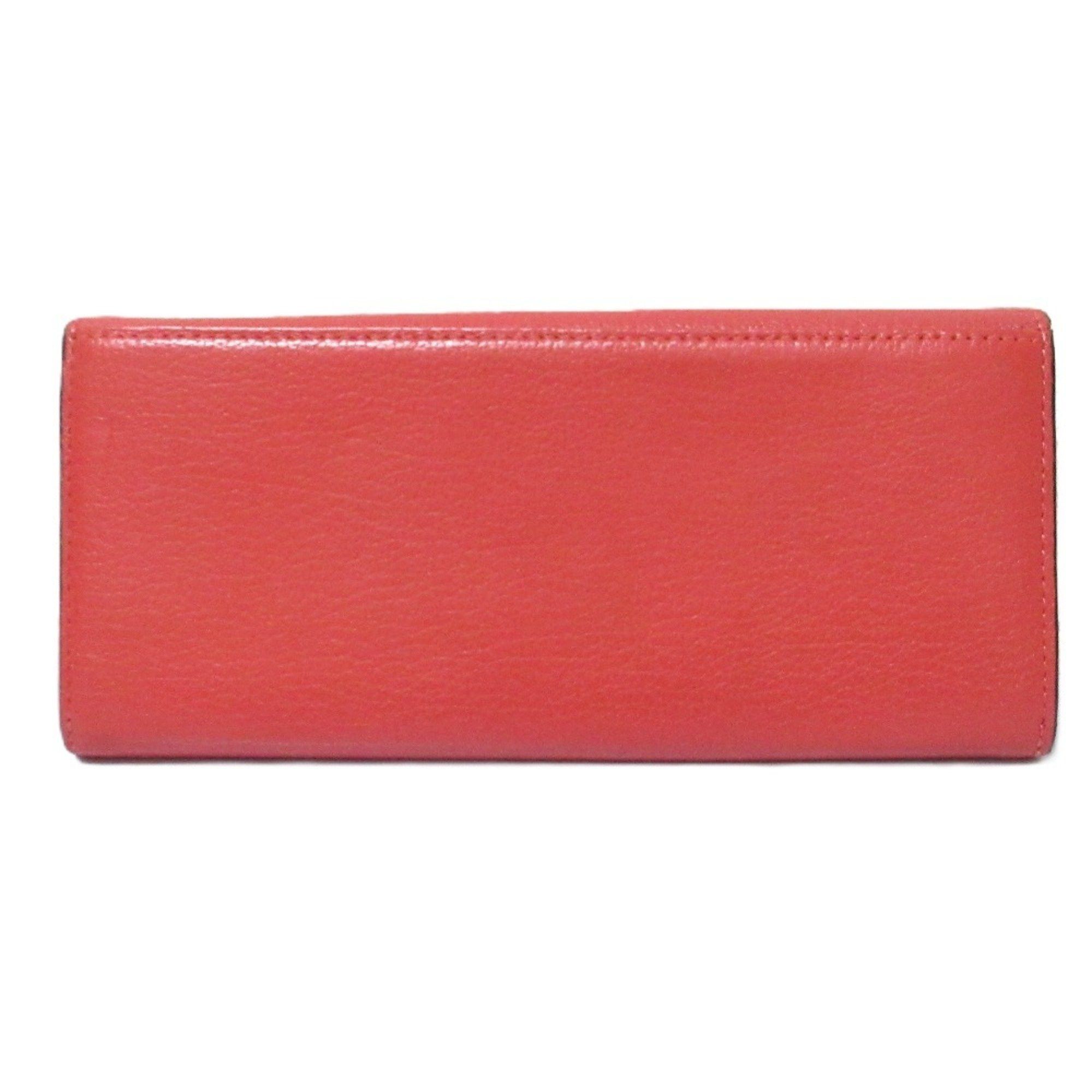 Paul Smith Paul Smith Leather Long Wallet, Coral, Red, Women's Size ONE SIZE - 2 Thumbnail