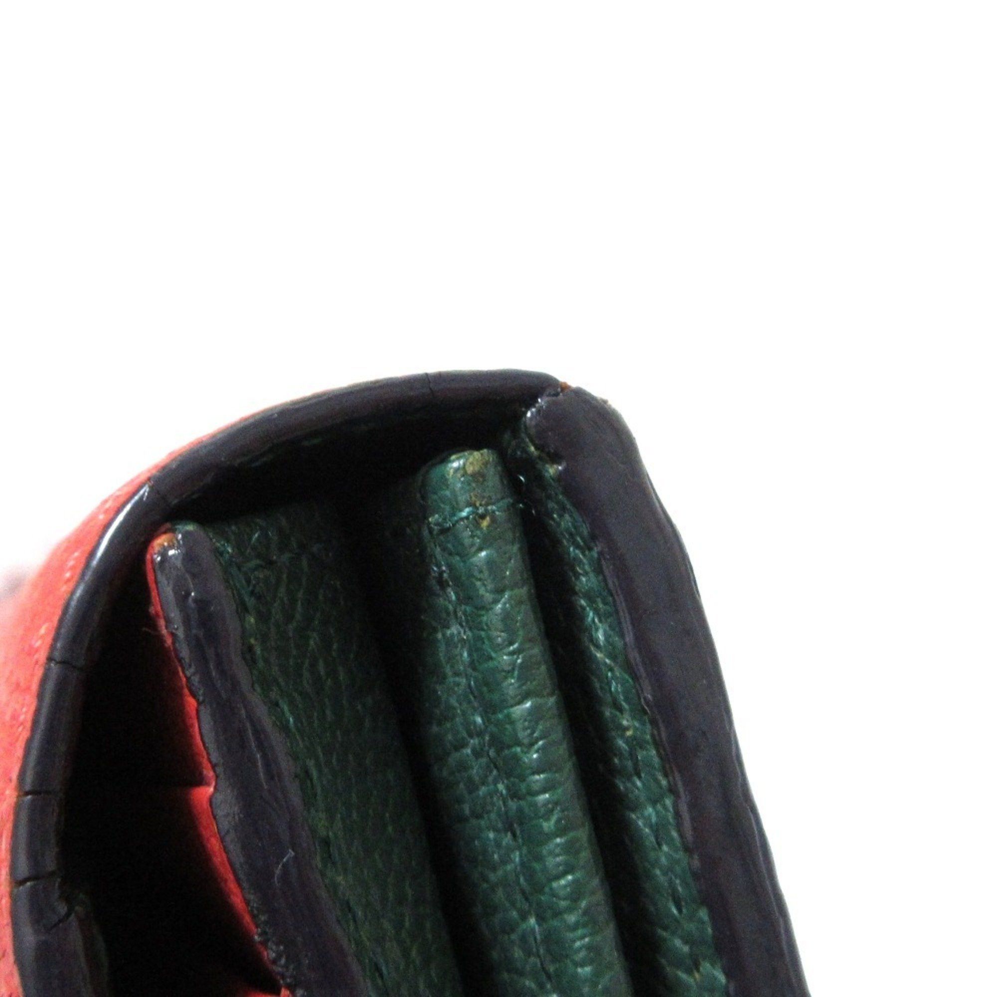 Paul Smith Paul Smith Leather Long Wallet, Coral, Red, Women's Size ONE SIZE - 19 Thumbnail