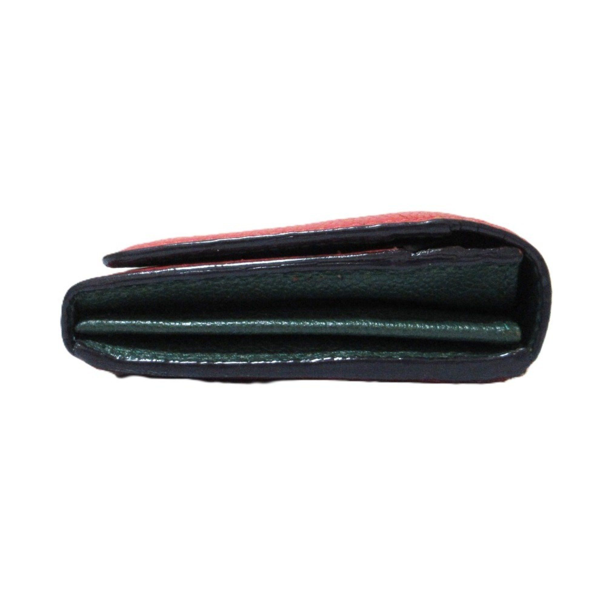 Paul Smith Paul Smith Leather Long Wallet, Coral, Red, Women's Size ONE SIZE - 3 Thumbnail