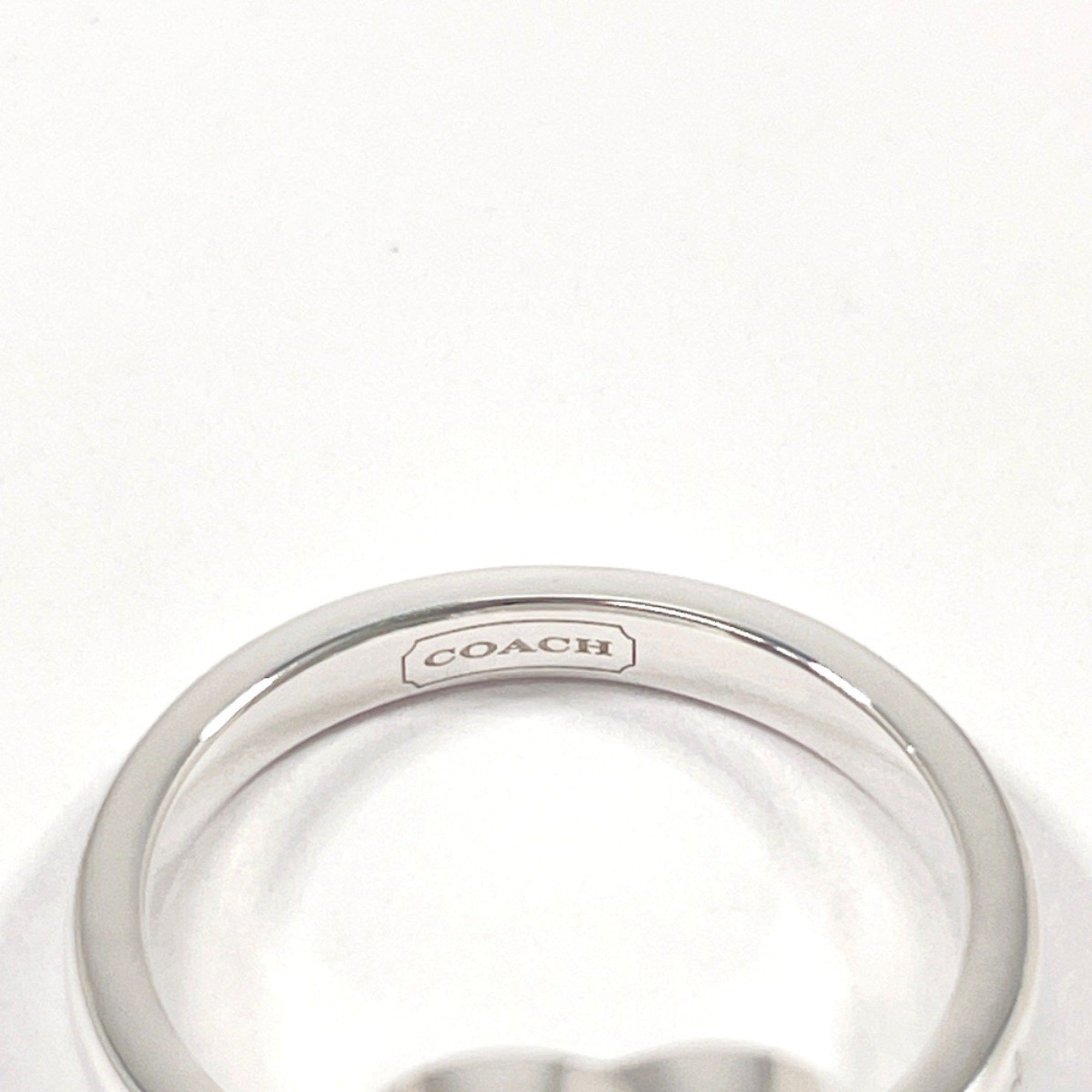 Coach Coach Heart Ring, Silver 925, 9, Silver, Women's Size ONE SIZE - 6 Thumbnail