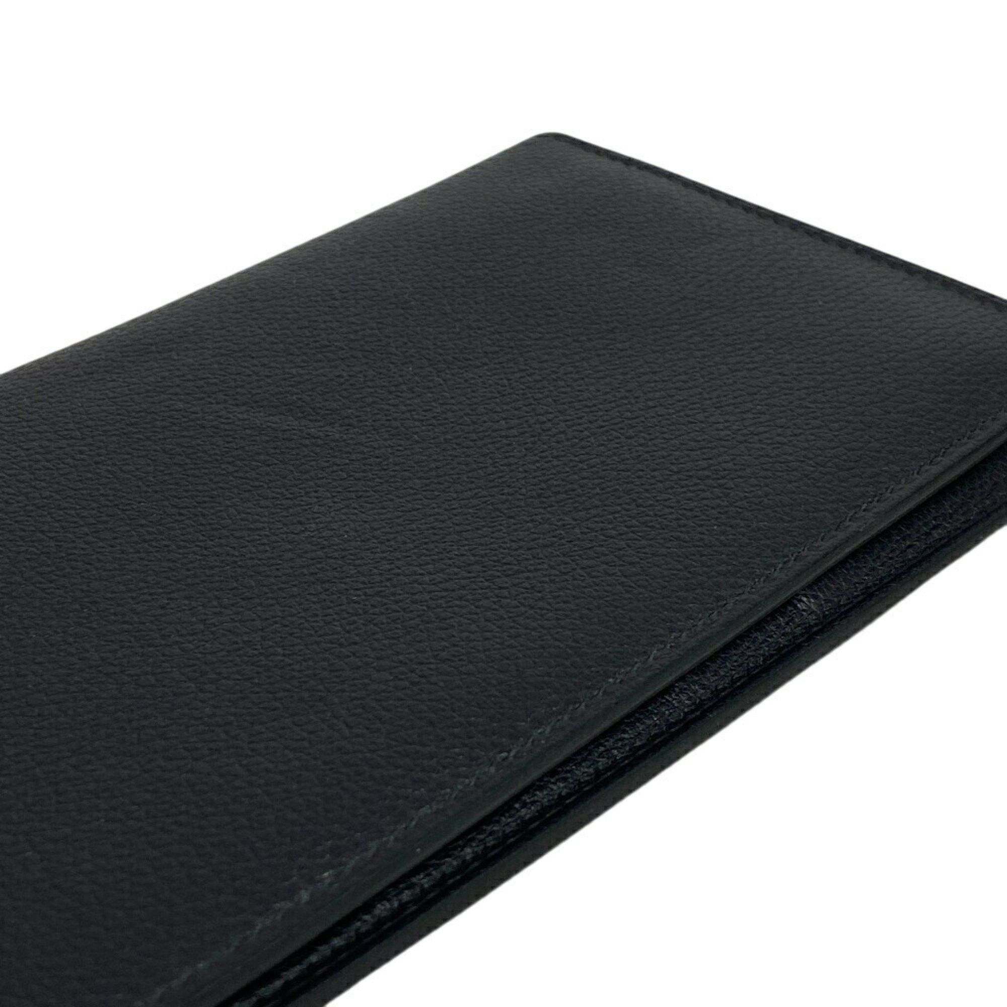 Hermes Hermes Citizen Twill Long Coin Purse Black Unisex Size ONE SIZE - 7 Thumbnail