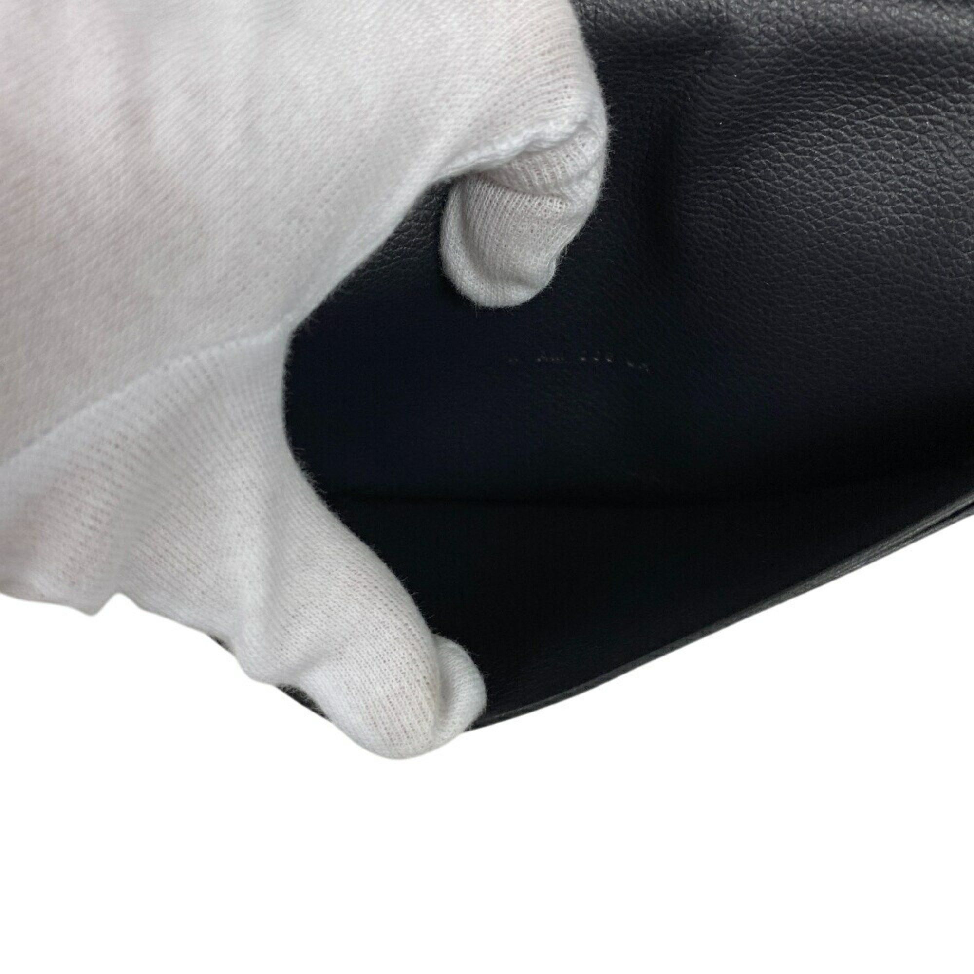 Hermes Hermes Citizen Twill Long Coin Purse Black Unisex Size ONE SIZE - 9 Thumbnail