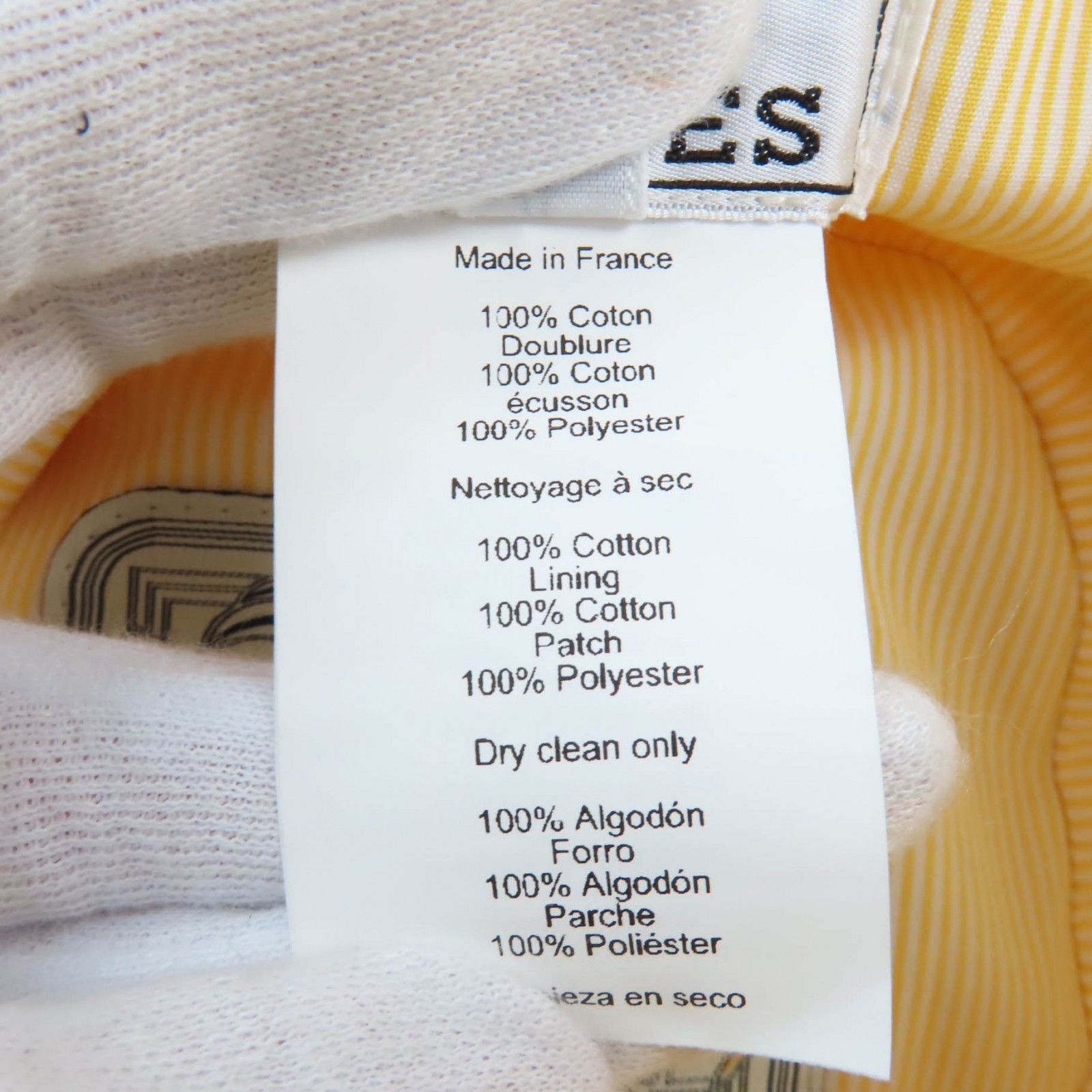 Hermes Hermes Hermes Calvi Cotton Bucket Hat Cotton Hats DUTY FREE for USA Size ONE SIZE - 10 Thumbnail