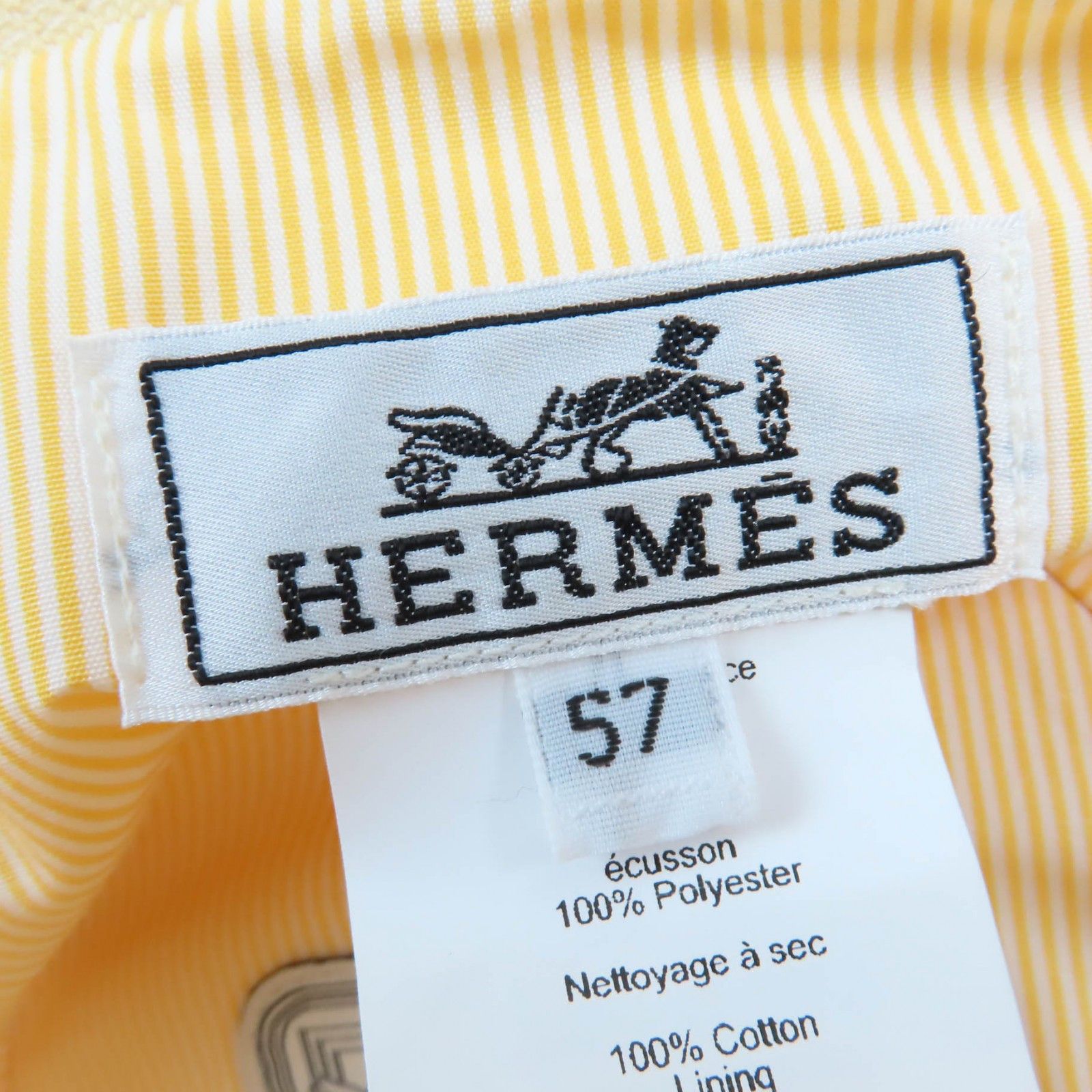 Hermes Hermes Hermes Calvi Cotton Bucket Hat Cotton Hats DUTY FREE for USA Size ONE SIZE - 9 Thumbnail