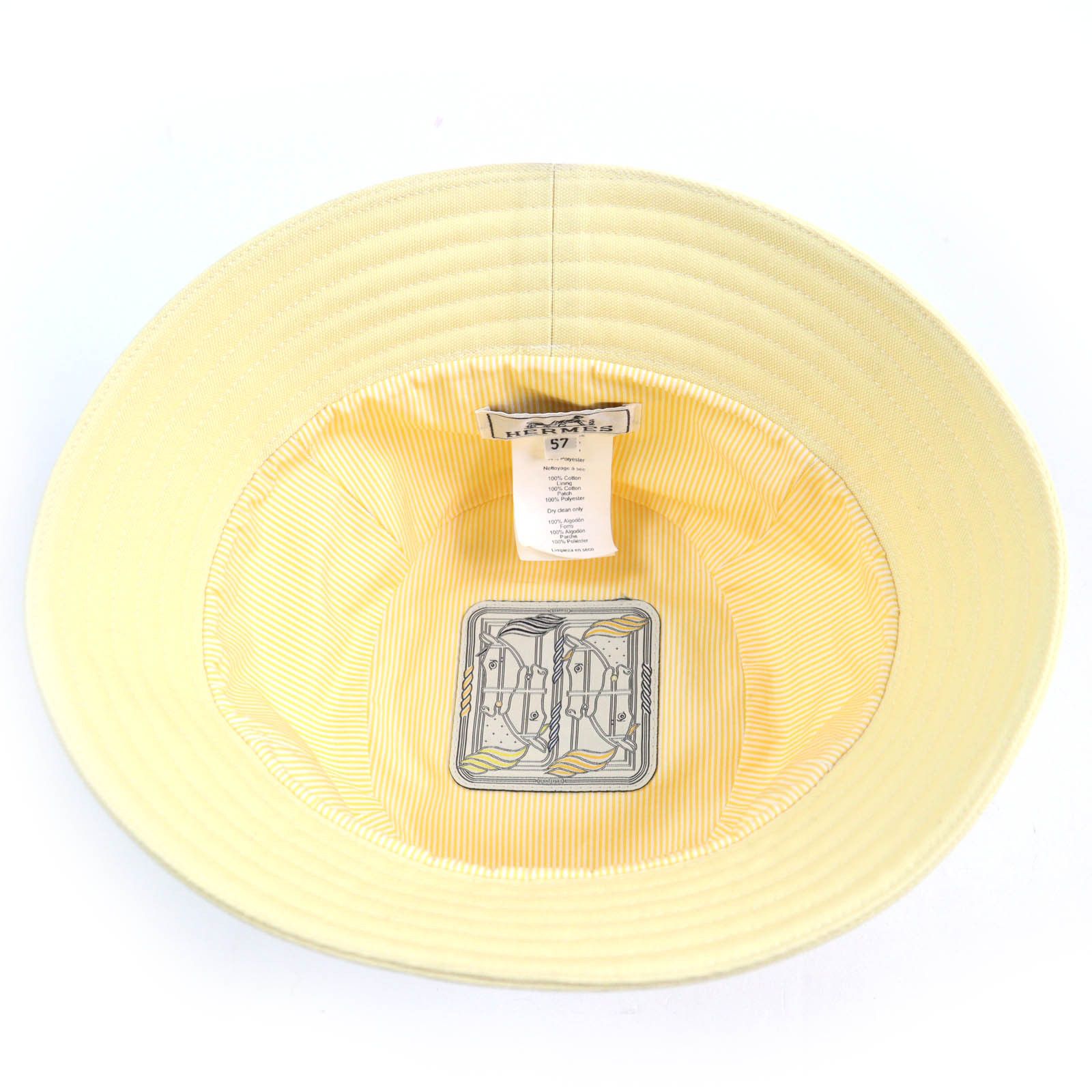 Hermes Hermes Hermes Calvi Cotton Bucket Hat Cotton Hats DUTY FREE for USA Size ONE SIZE - 6 Thumbnail