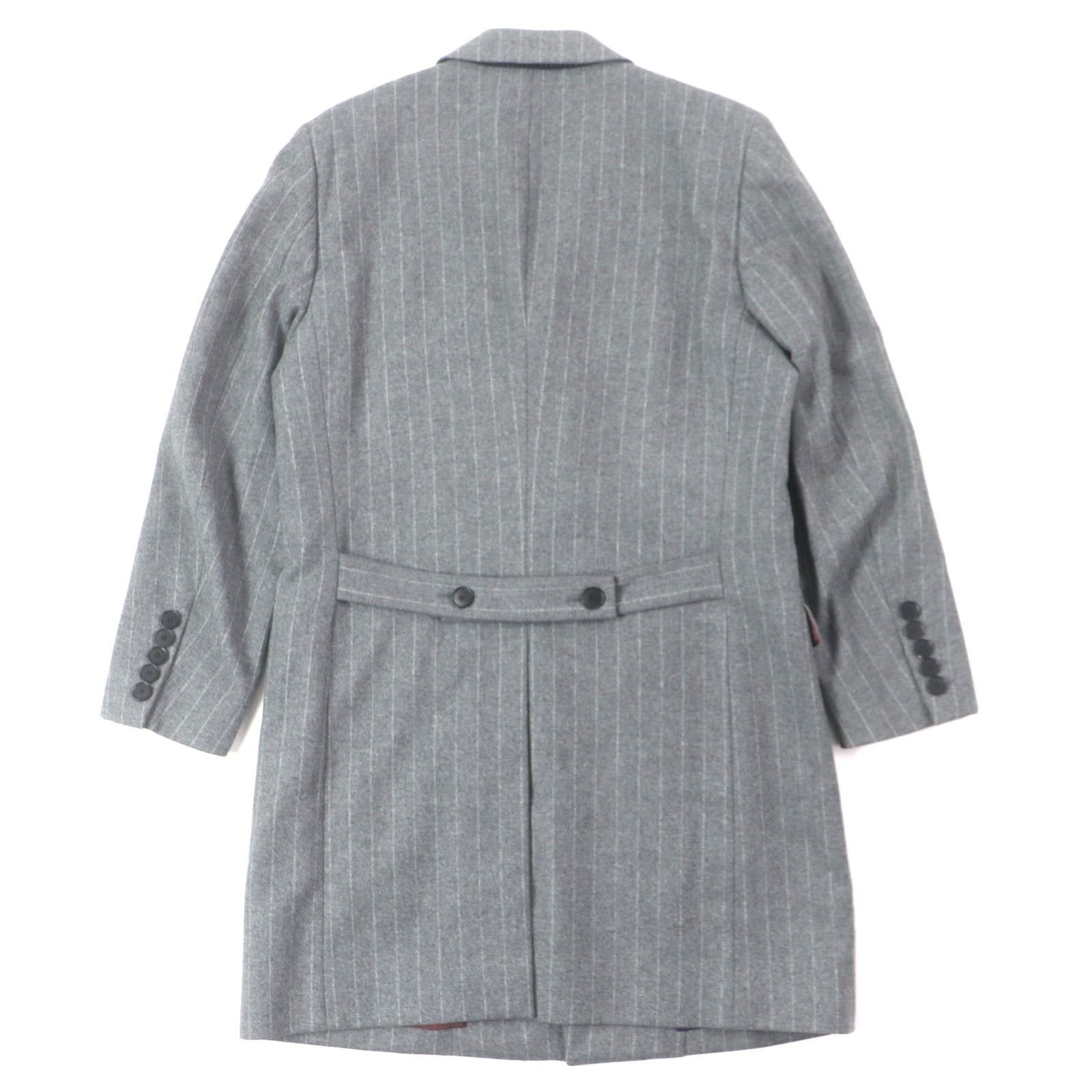 Paul Smith Paul Smith Paul Smith LONDON Stripe Pattern Wool Chester Coat Others Outerwear DUTY FREE for USA Size ONE SIZE - 3 Thumbnail