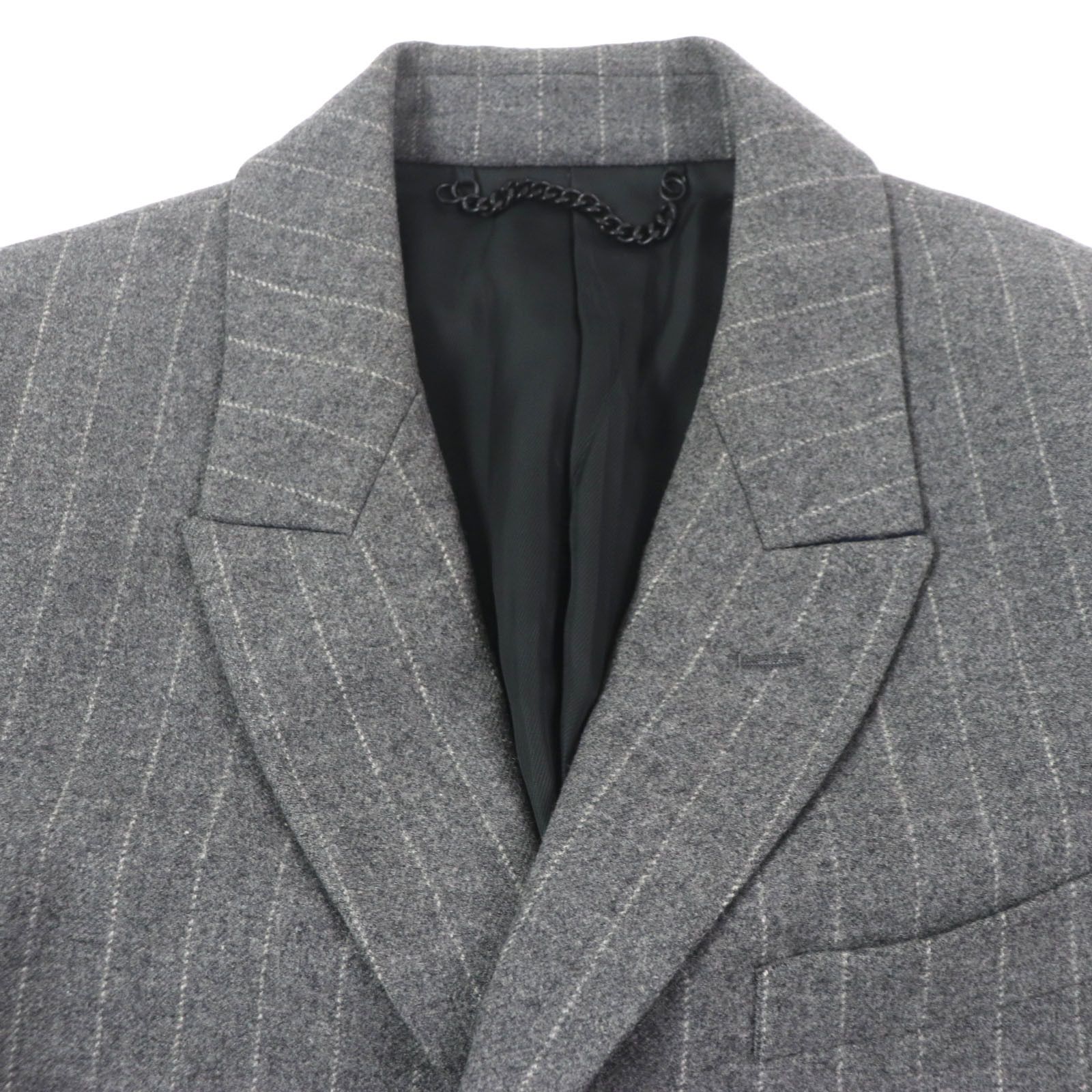 Paul Smith Paul Smith Paul Smith LONDON Stripe Pattern Wool Chester Coat Others Outerwear DUTY FREE for USA Size ONE SIZE - 2 Thumbnail