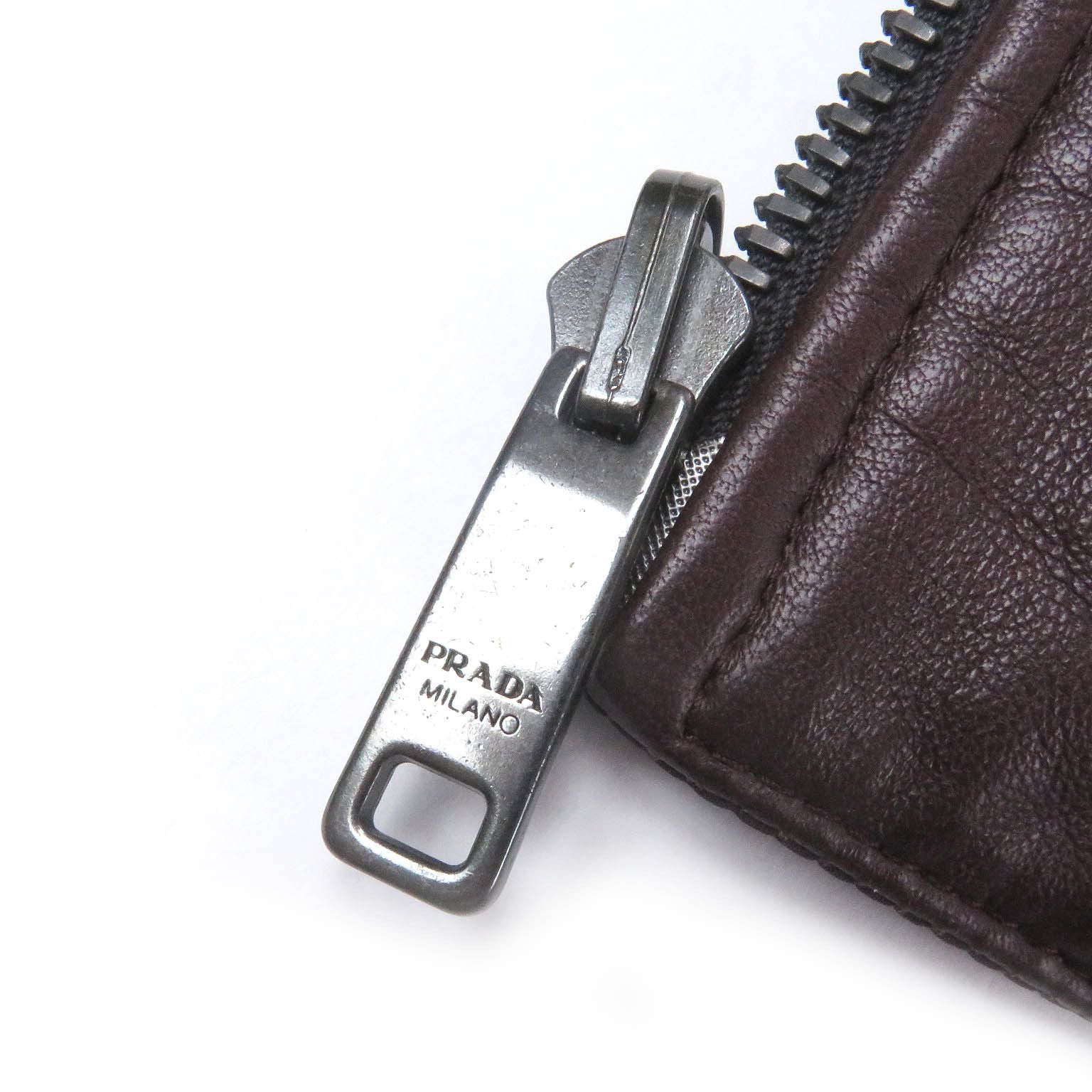 Prada Prada Prada Triangle logo Sheep leather Nylon 2way jacket Leather Outerwear Size ONE SIZE - 5 Thumbnail