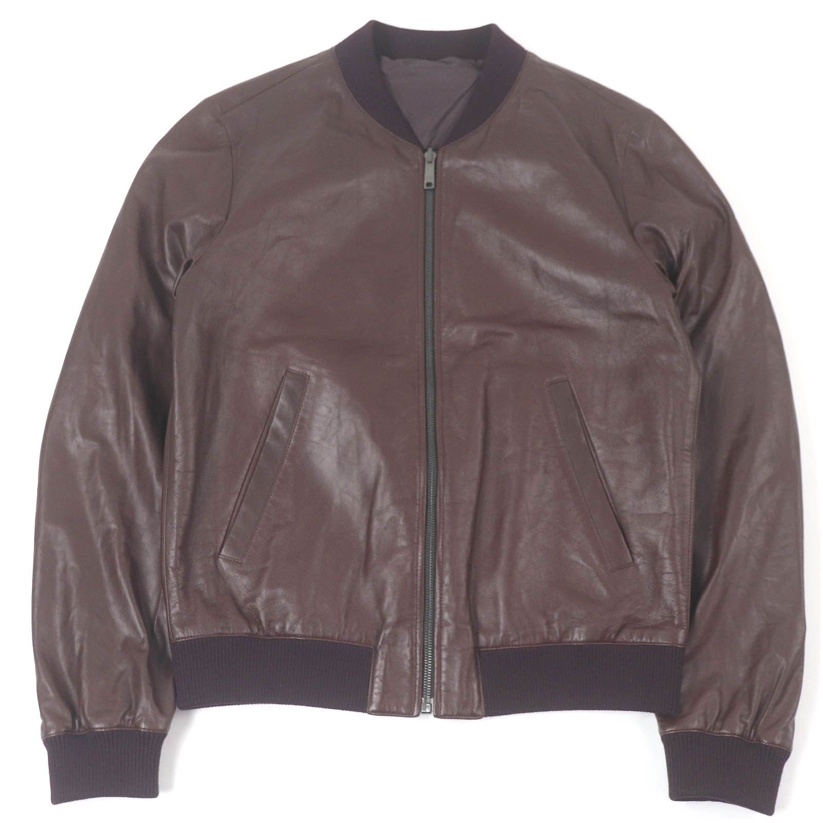 Prada Prada Prada Triangle logo Sheep leather Nylon 2way jacket Leather Outerwear Size ONE SIZE - 2 Thumbnail
