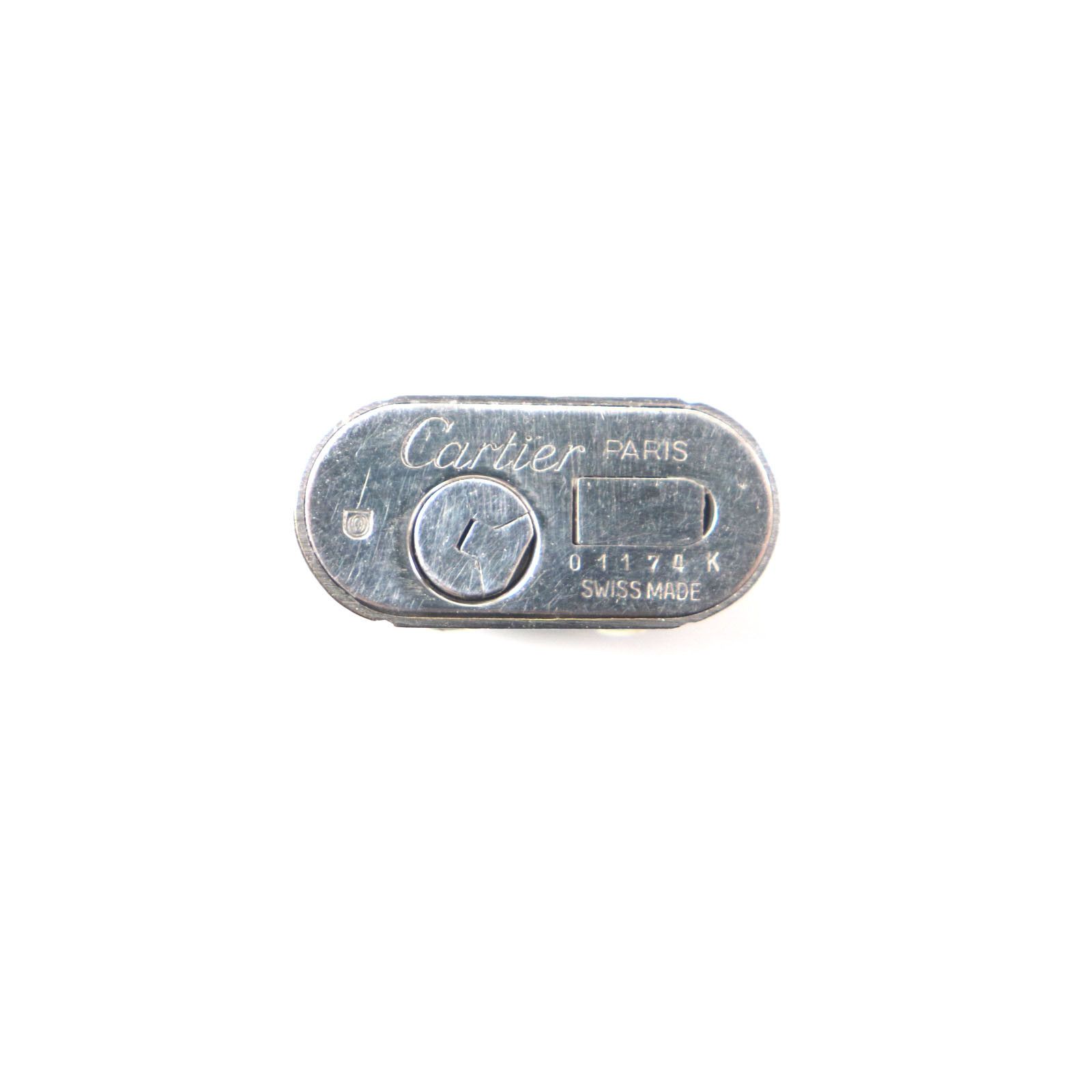 Cartier Cartier Cartier Santos Oval Silver Lighter Metal Lighter Size ONE SIZE - 5 Thumbnail