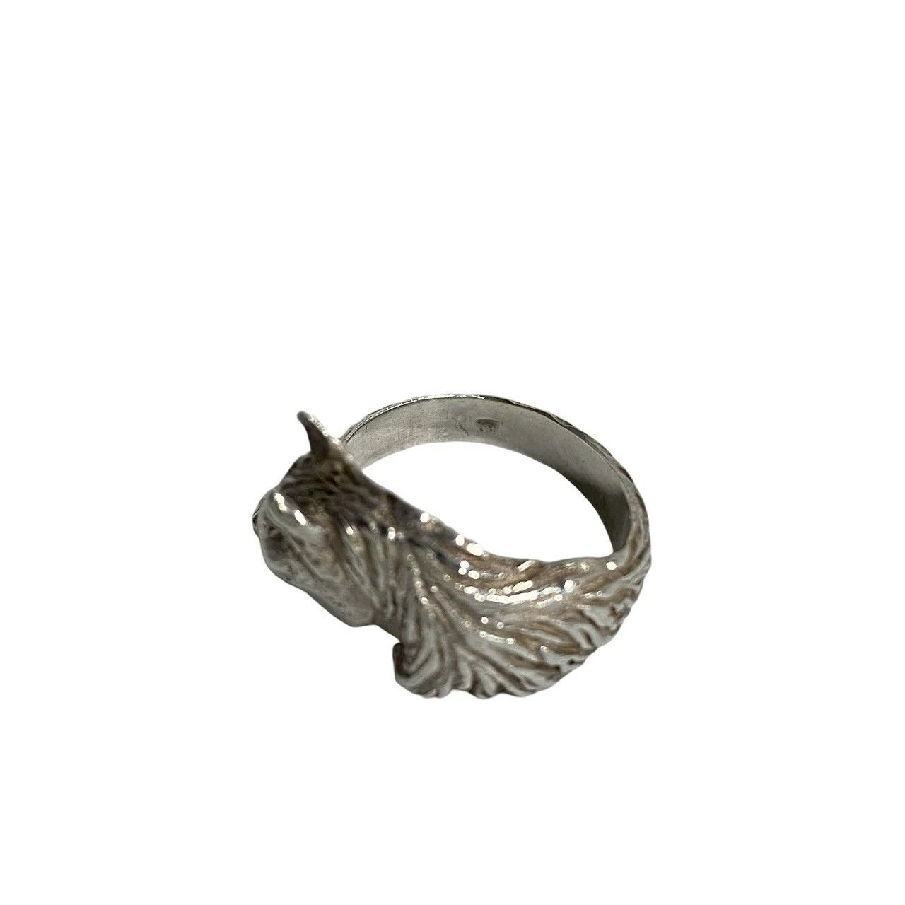 Hermes Hermes Hermes Cheval Horse Silver 925 Ring Metal Ring Size ONE SIZE - 4 Thumbnail